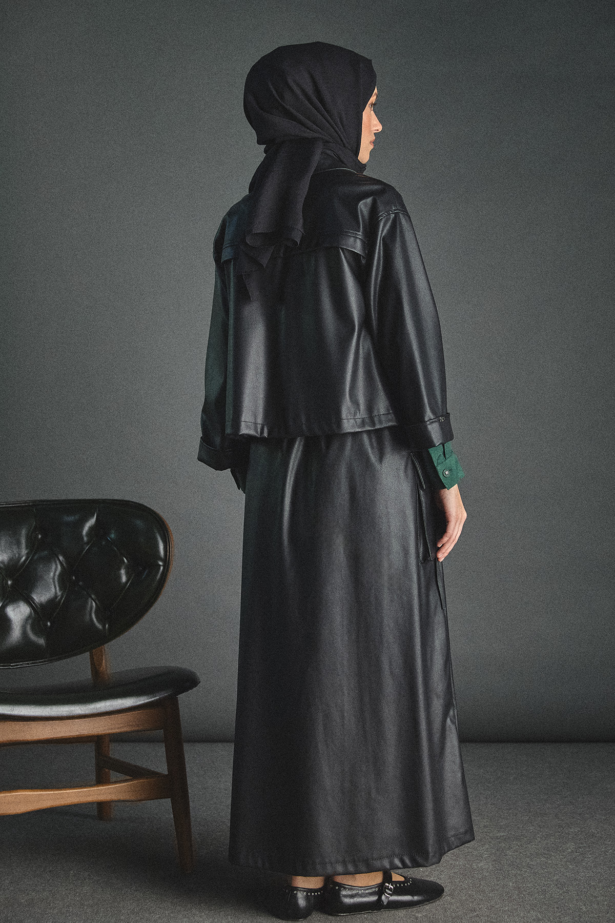 Cepli Suni Deri İkili Takım