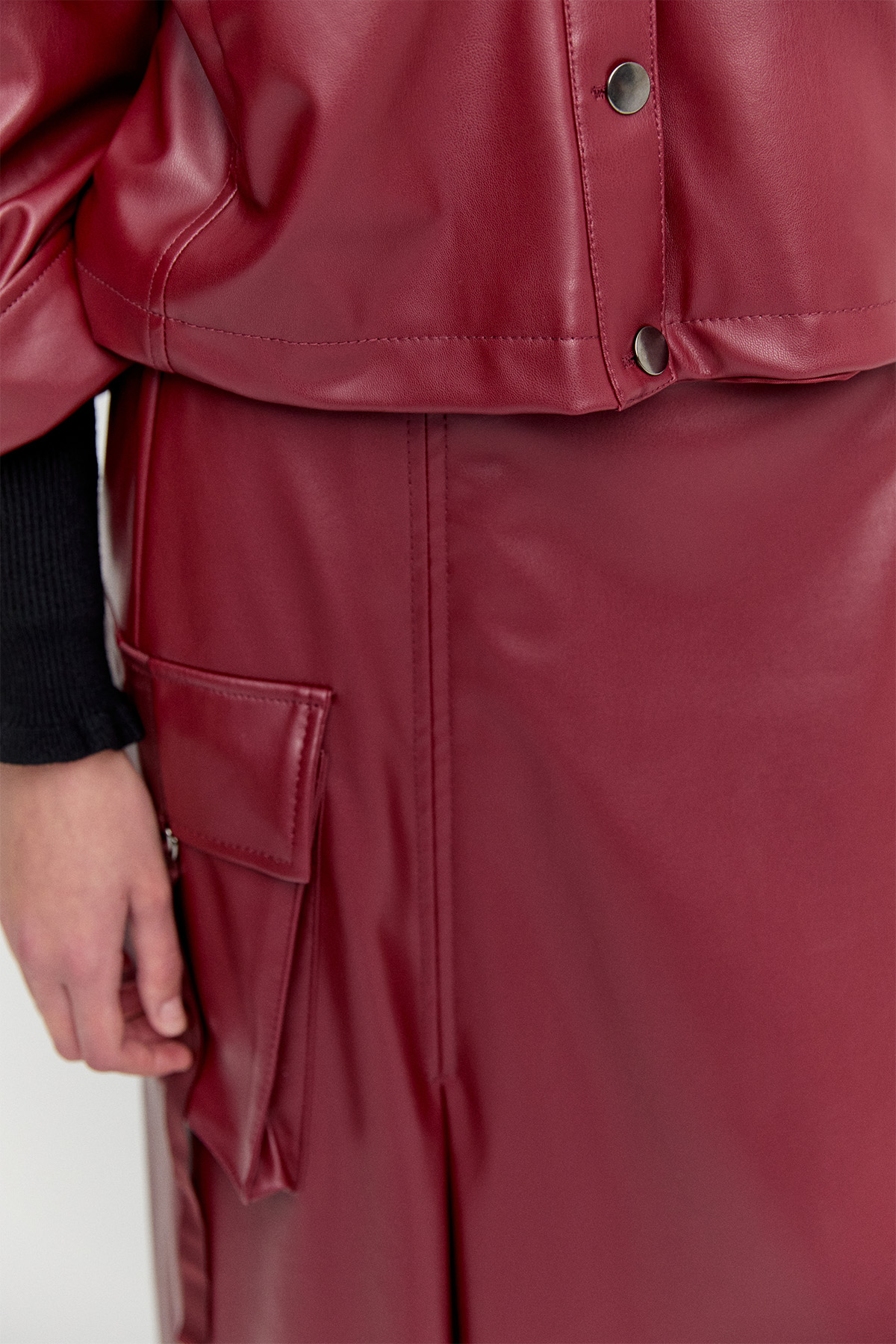 Cepli Suni Deri İkili Takım