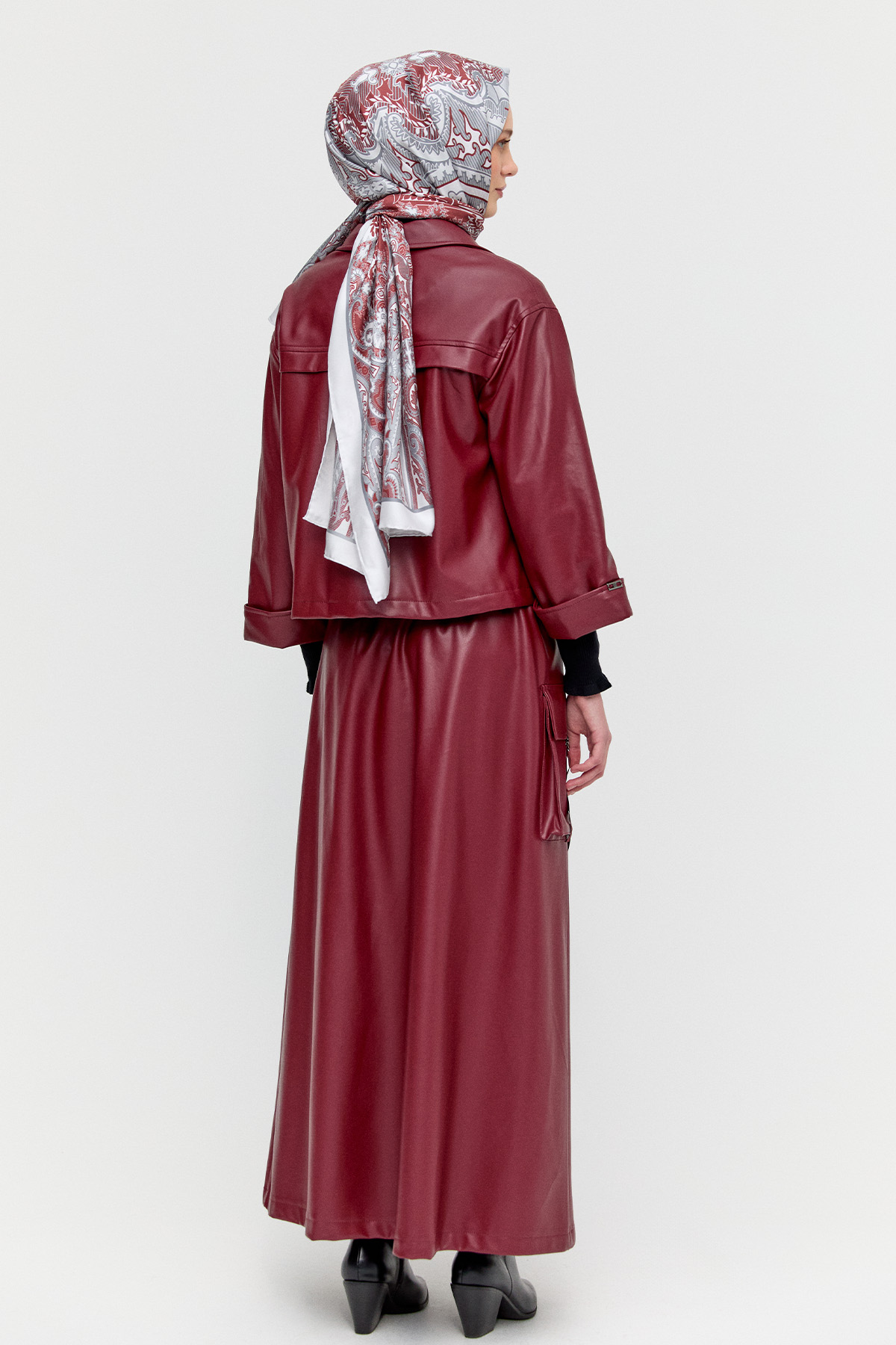 Cepli Suni Deri İkili Takım