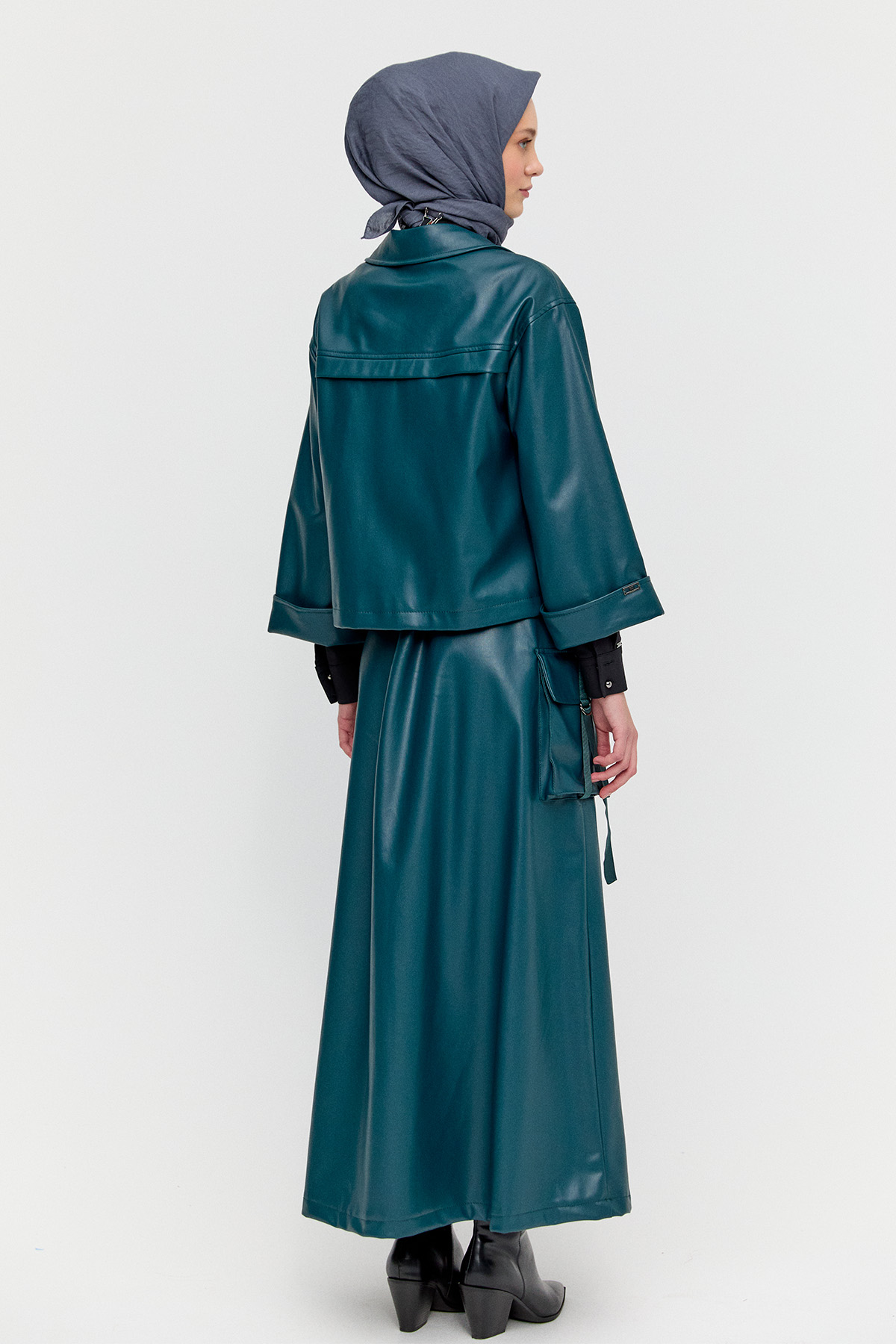 Cepli Suni Deri İkili Takım