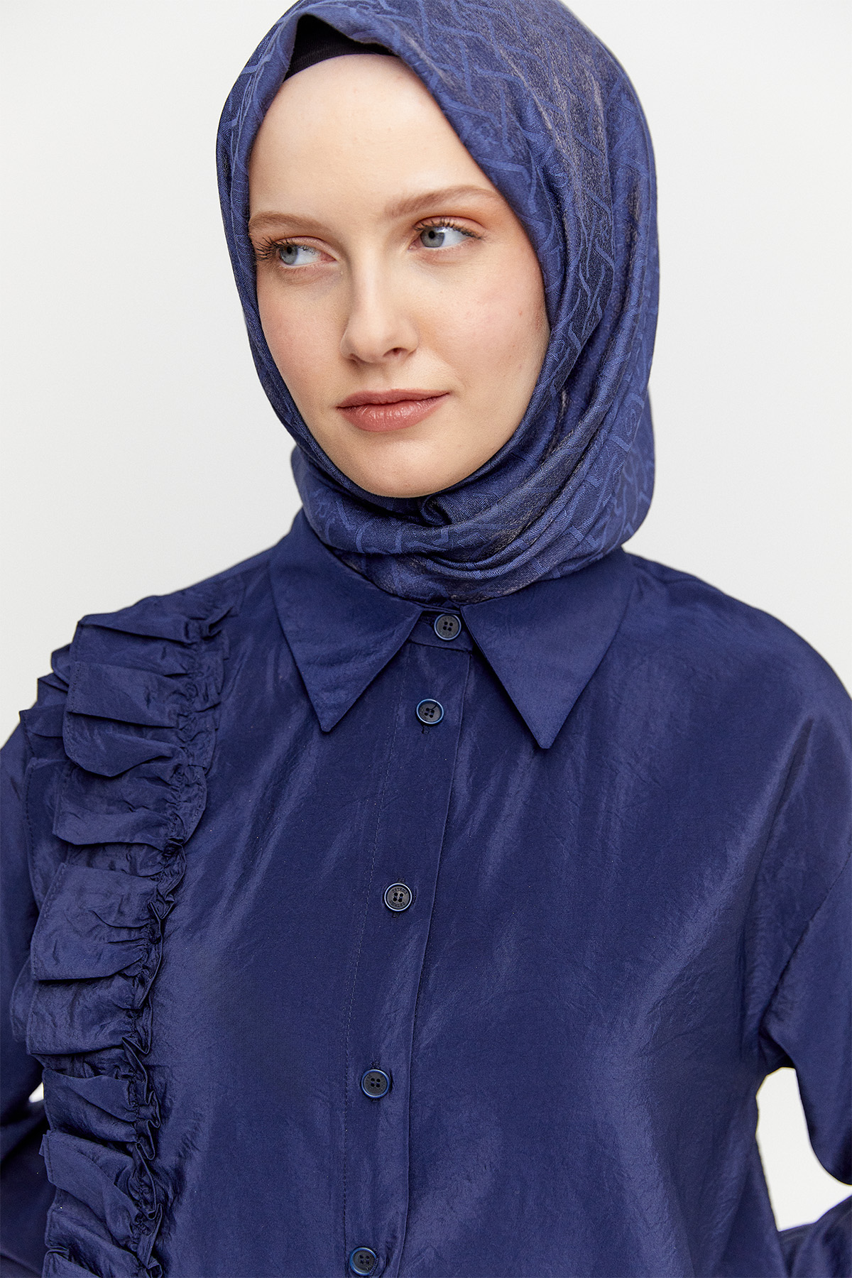 Volanlı Paraşüt Tunik