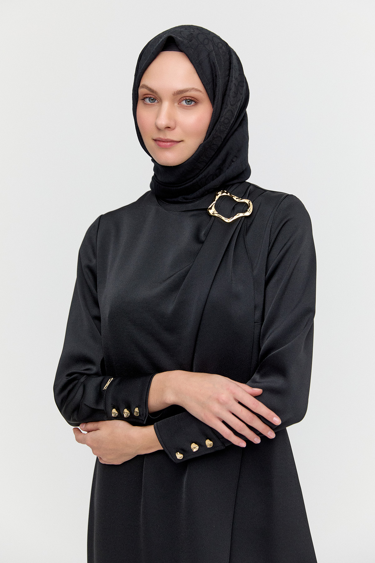 Asimetrik İkili Saten Takım