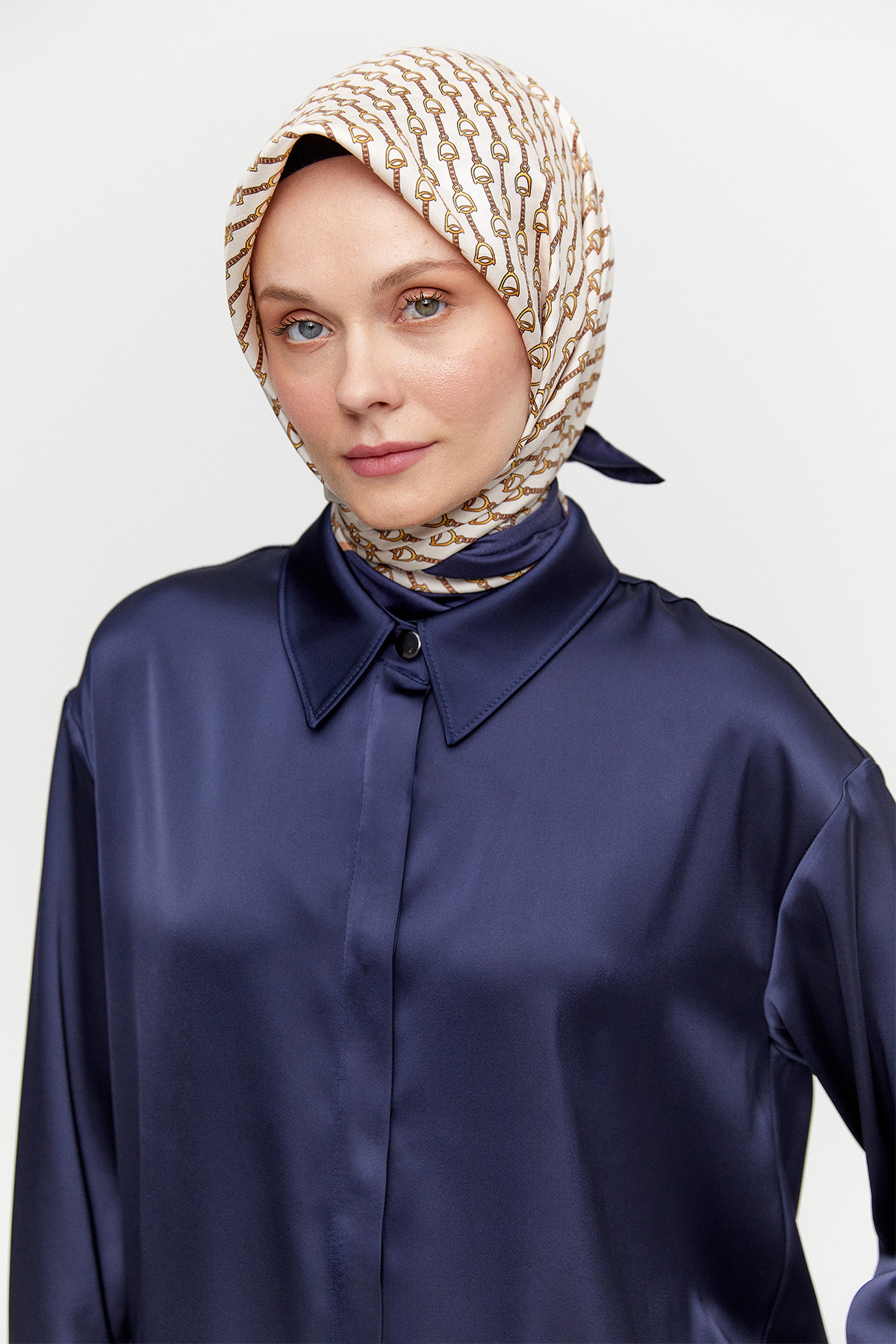 Saten Şalvarlı İkili Takım, Tesettür Giyim