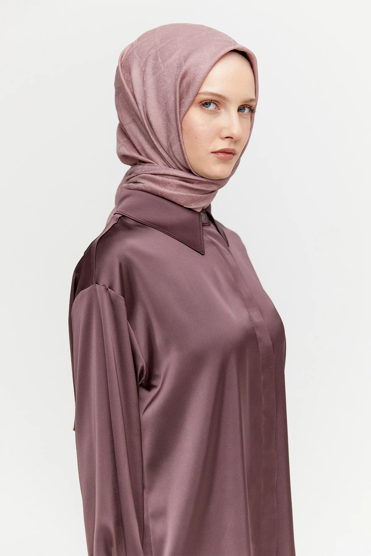 Saten Şalvarlı İkili Takım, Tesettür Giyim