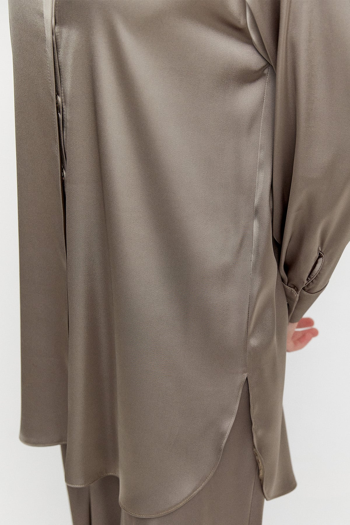 Saten Şalvarlı İkili Takım, Tesettür Giyim