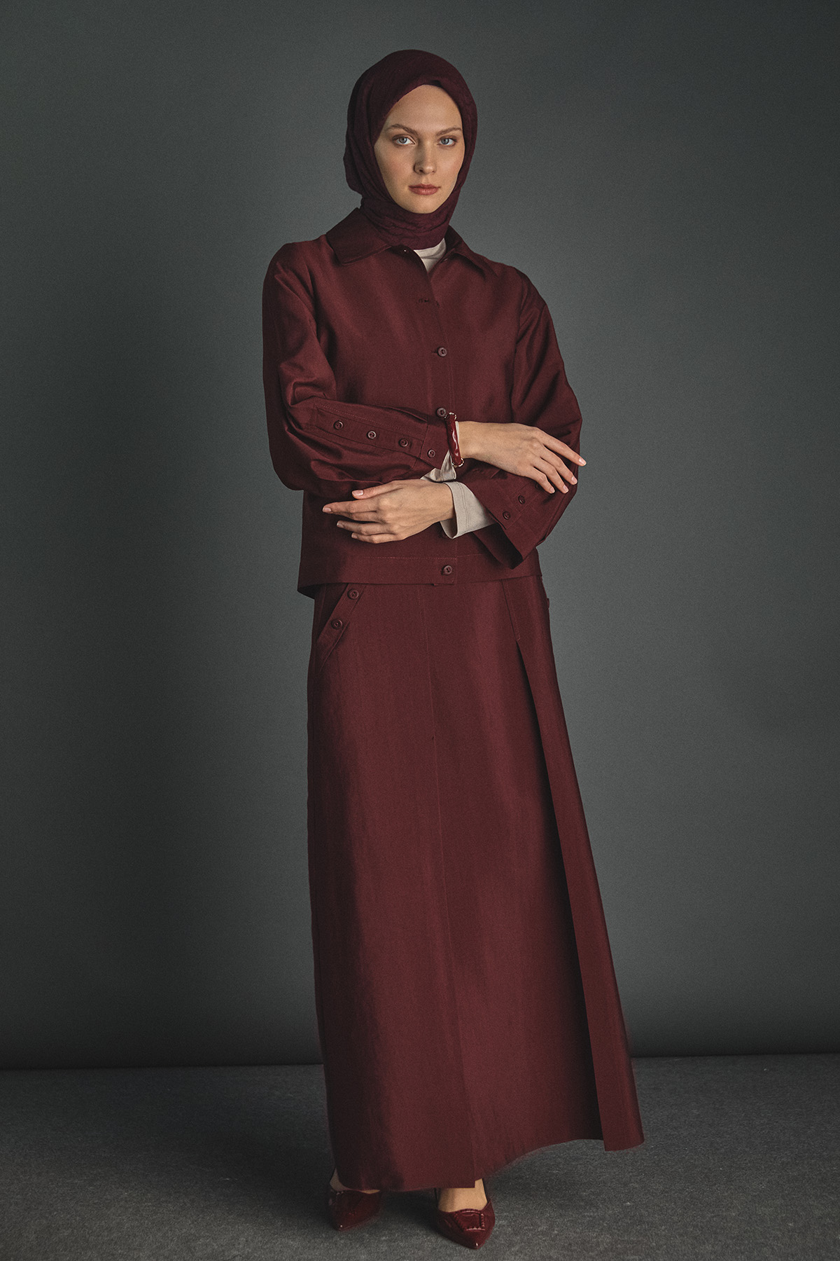 Pilikaşe Detaylı Paraşüt Takım