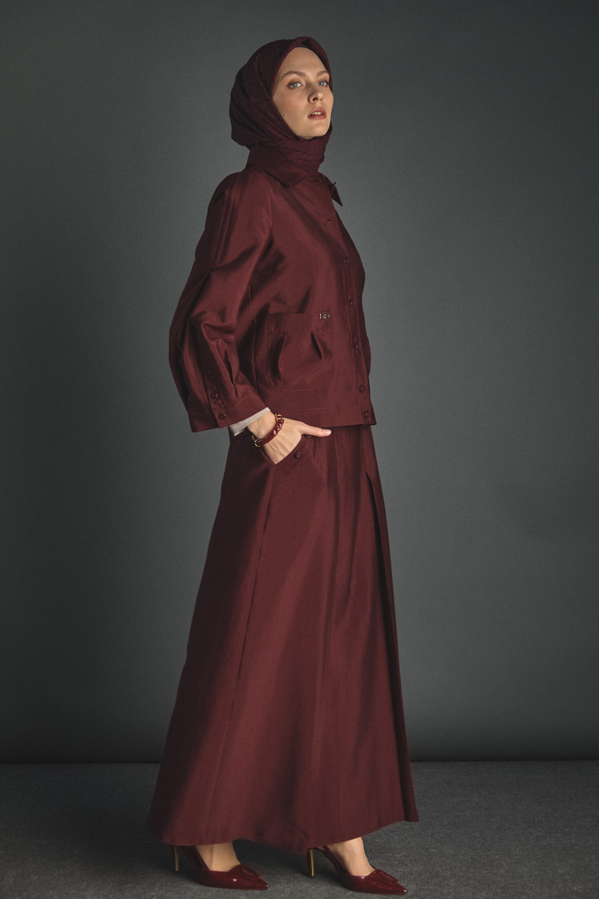 Pilikaşe Detaylı Paraşüt Takım