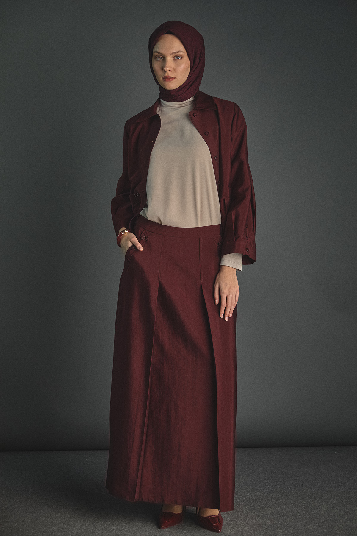 Pilikaşe Detaylı Paraşüt Takım