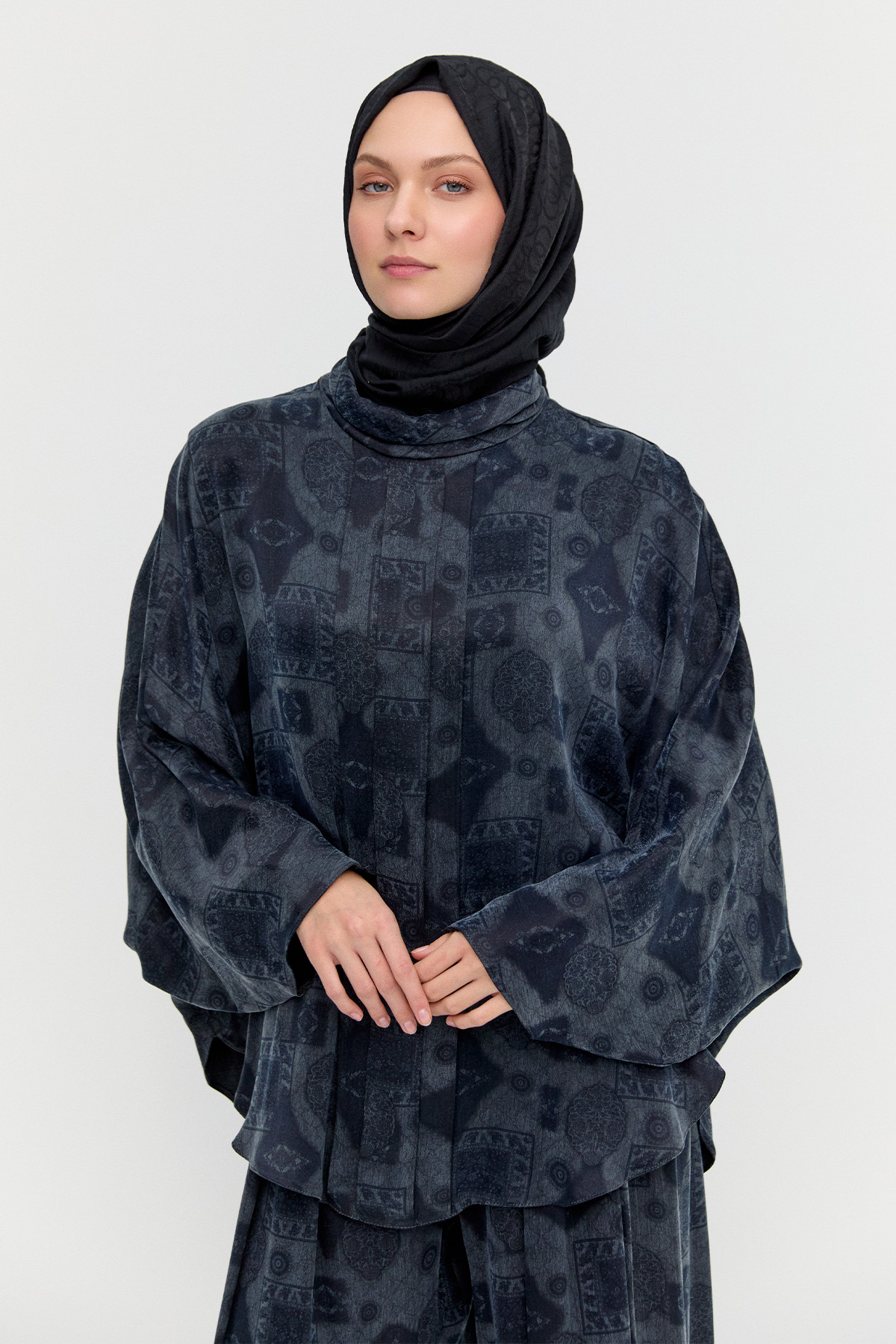 Yarasa Kol Desenli İkili Takım