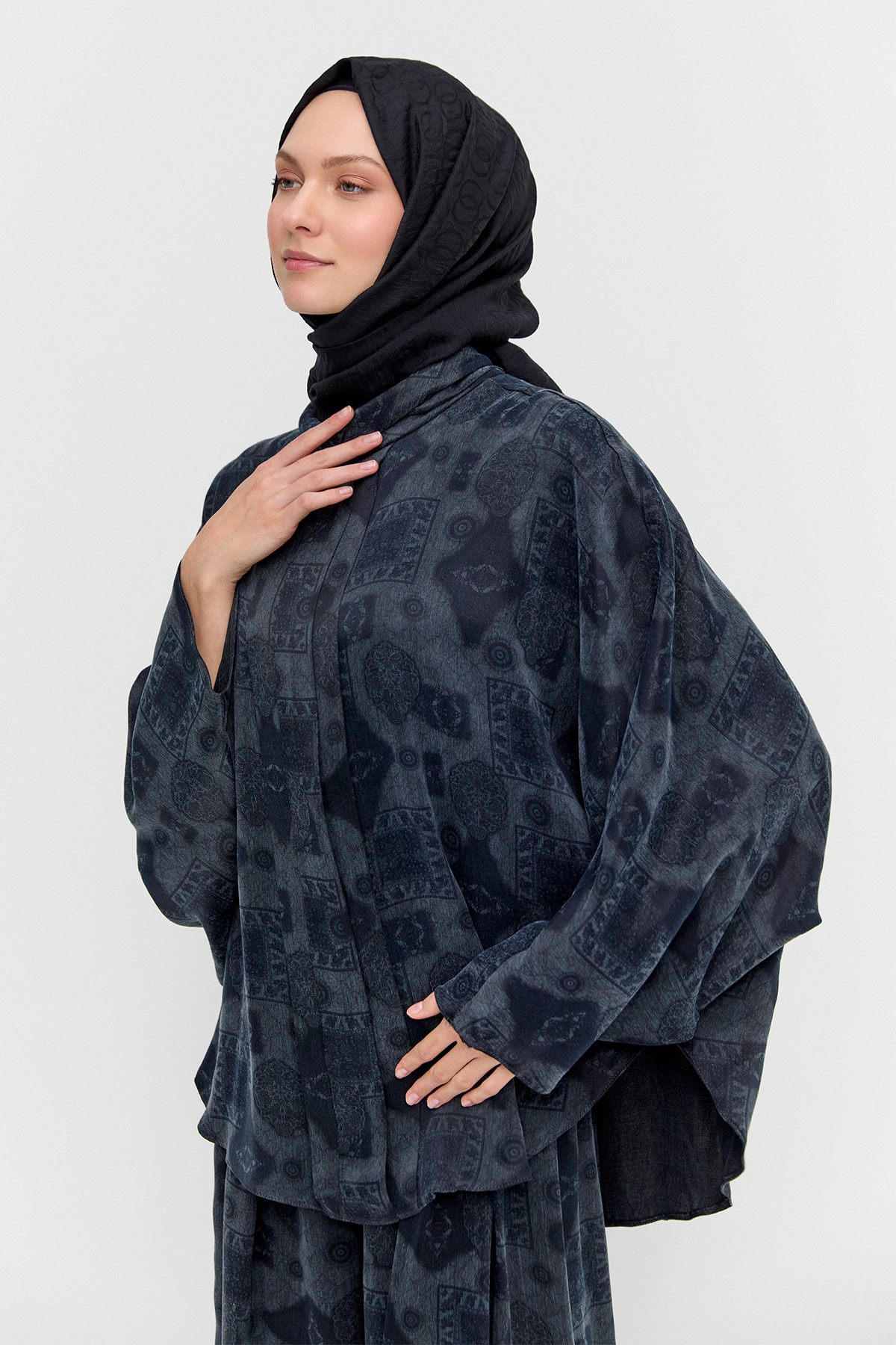 Yarasa Kol Desenli İkili Takım