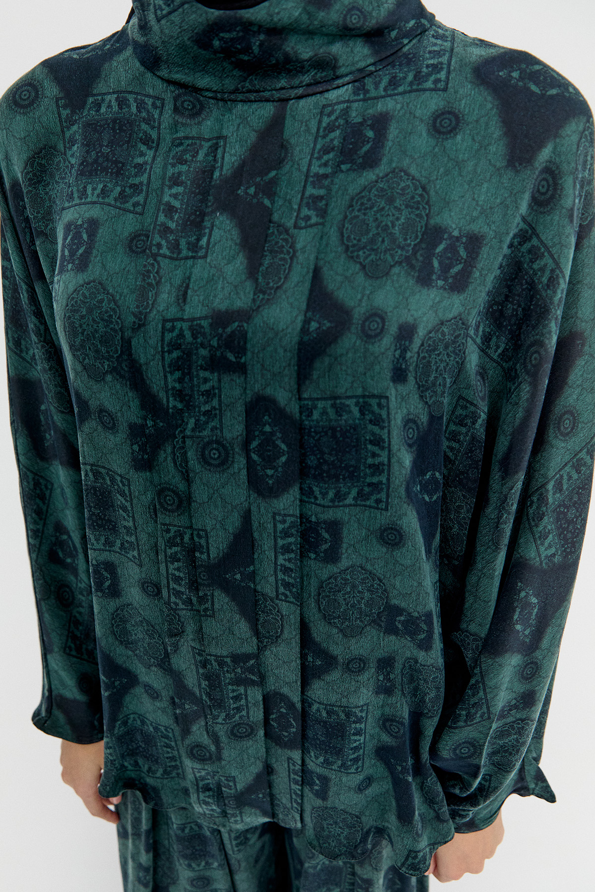 Yarasa Kol Desenli İkili Takım