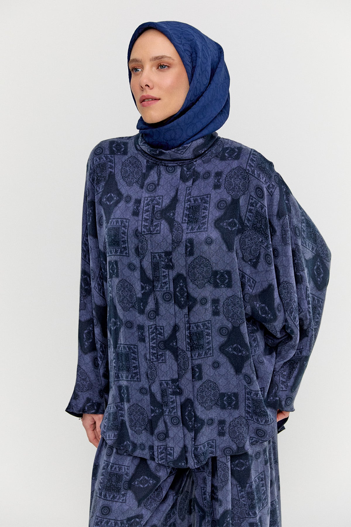 Yarasa Kol Desenli İkili Takım, Tesettür Giyim