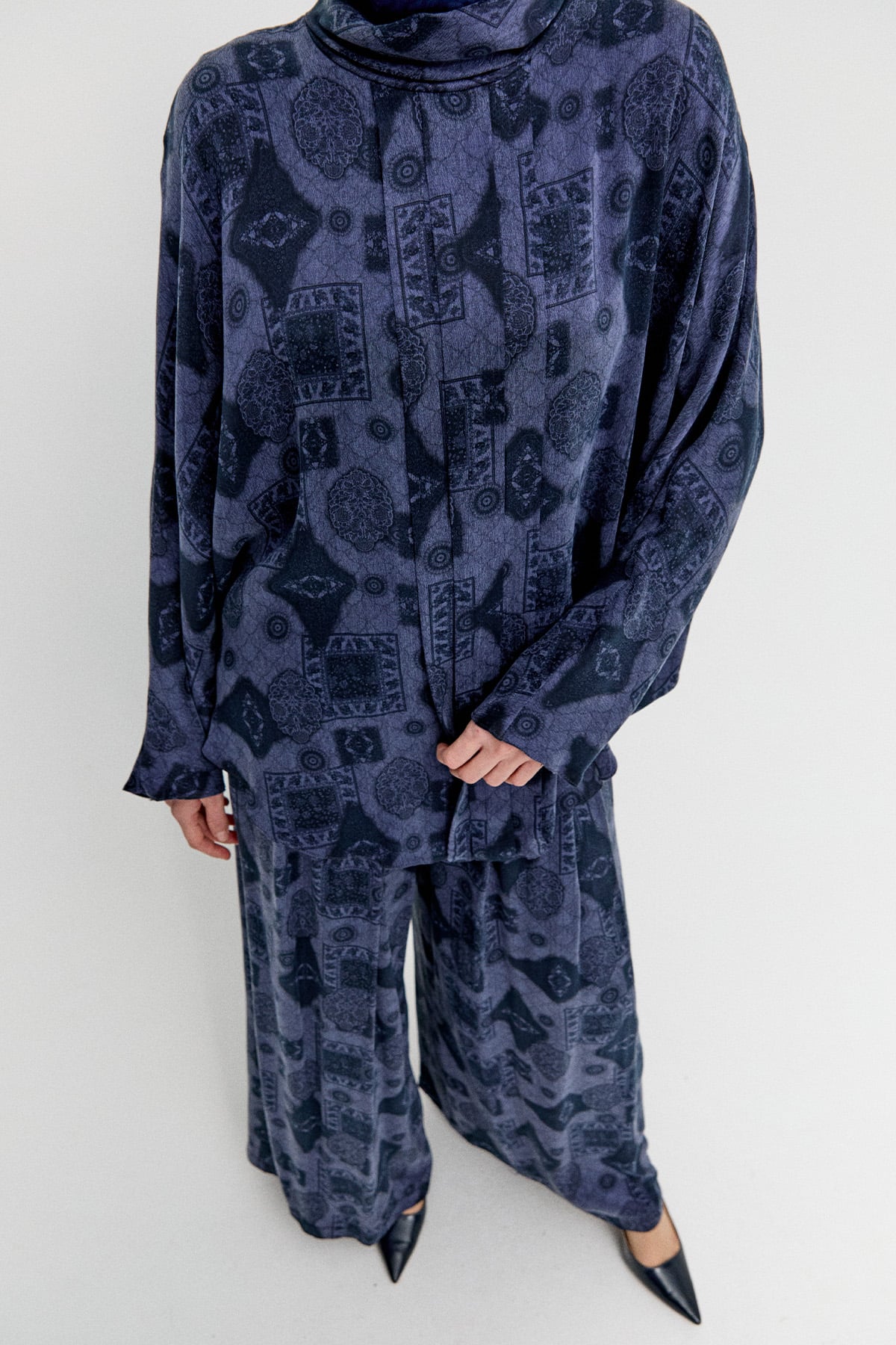 Yarasa Kol Desenli İkili Takım, Tesettür Giyim