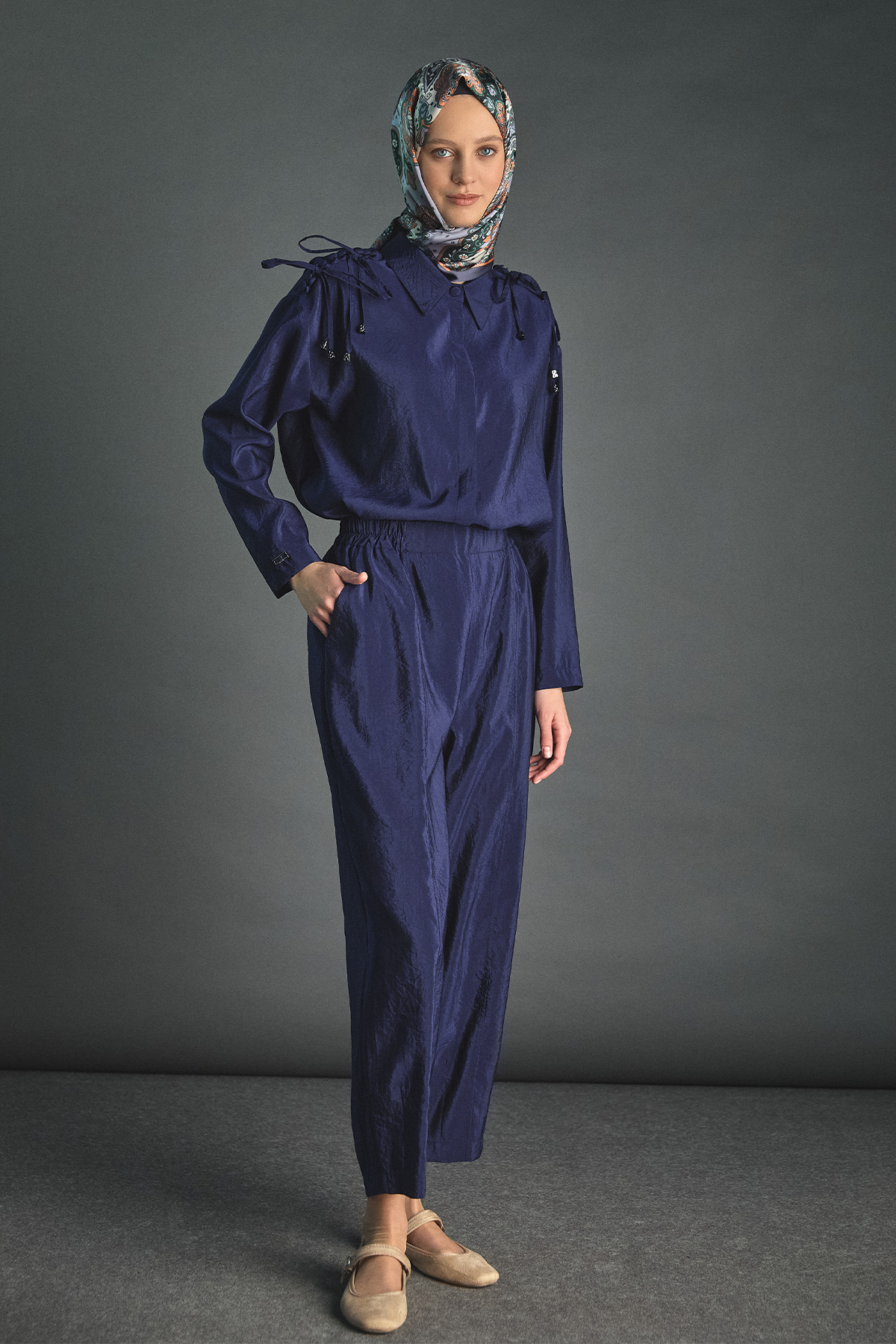 Oversize Jakarlı İkili Takım