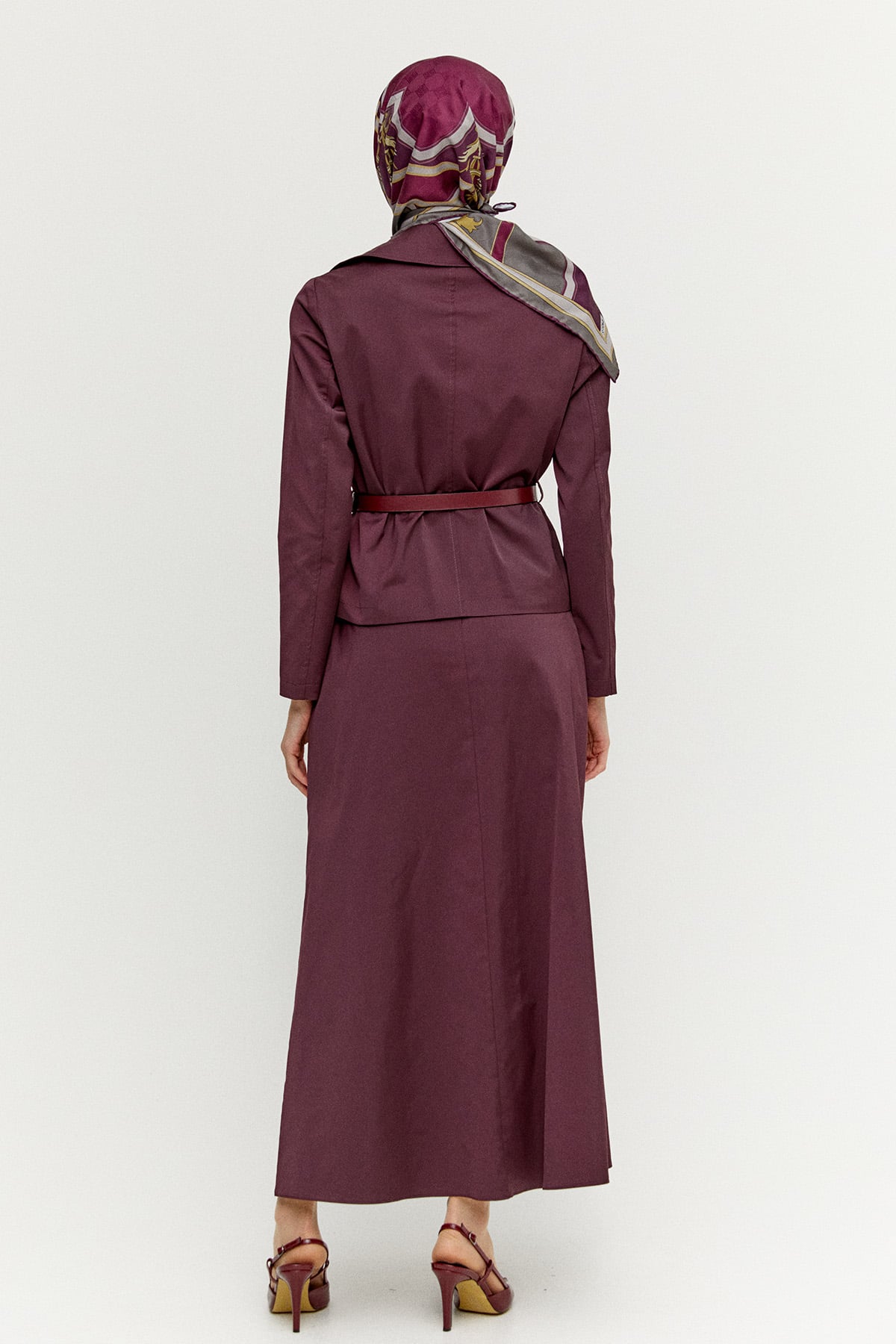 Etek Ceket Pamuk İkili Takım, Tesettür Giyim