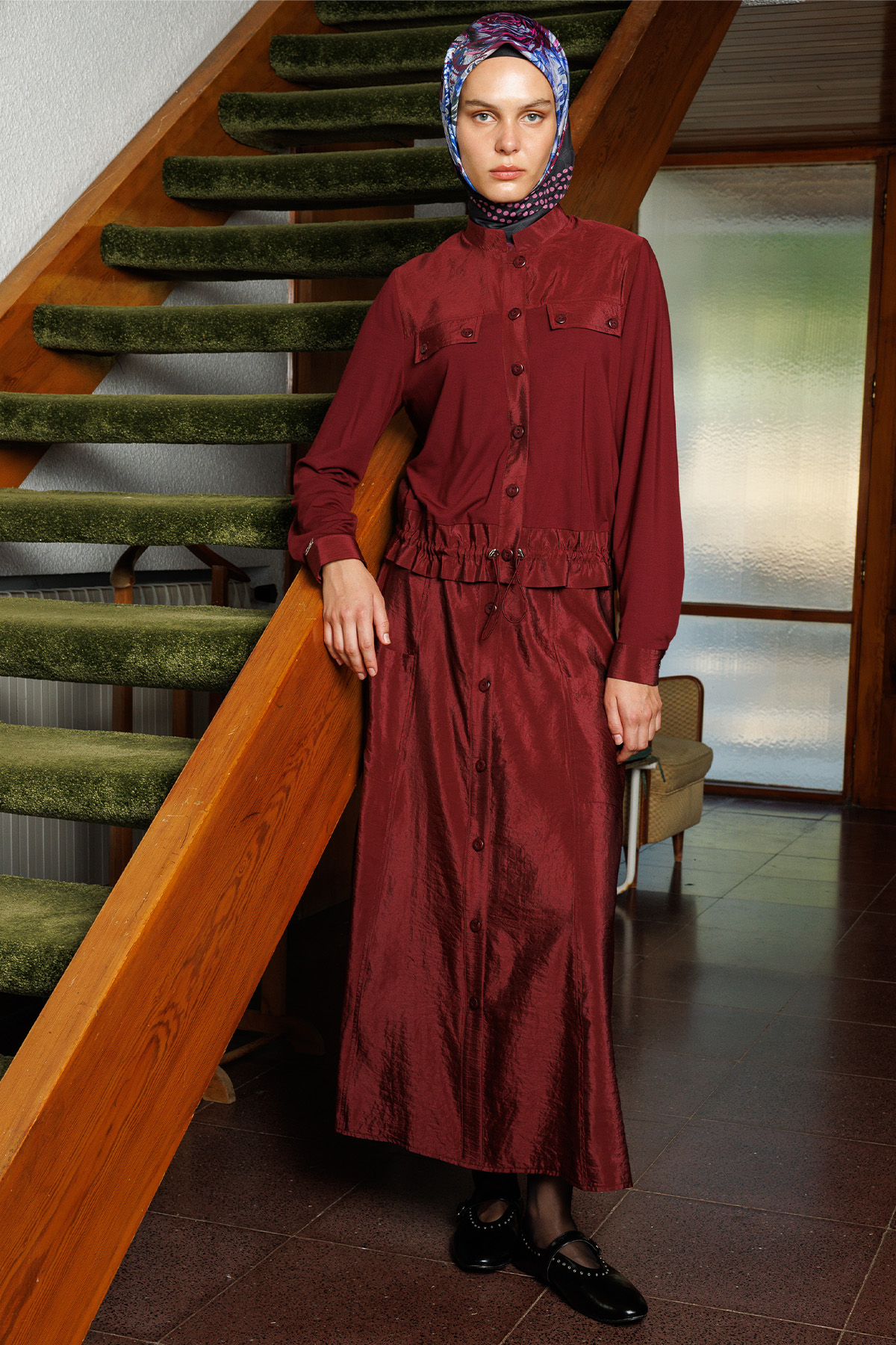 Jakarlı Etekli İkili Takım