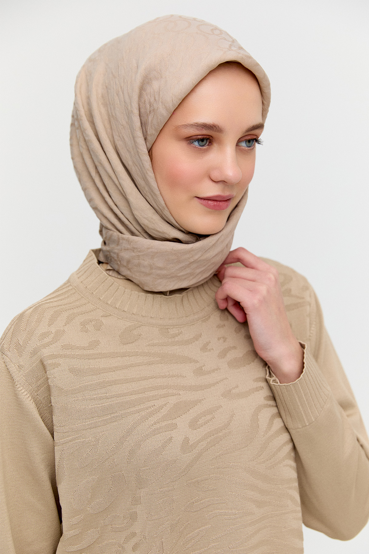 Karma Desenli Triko Tunik