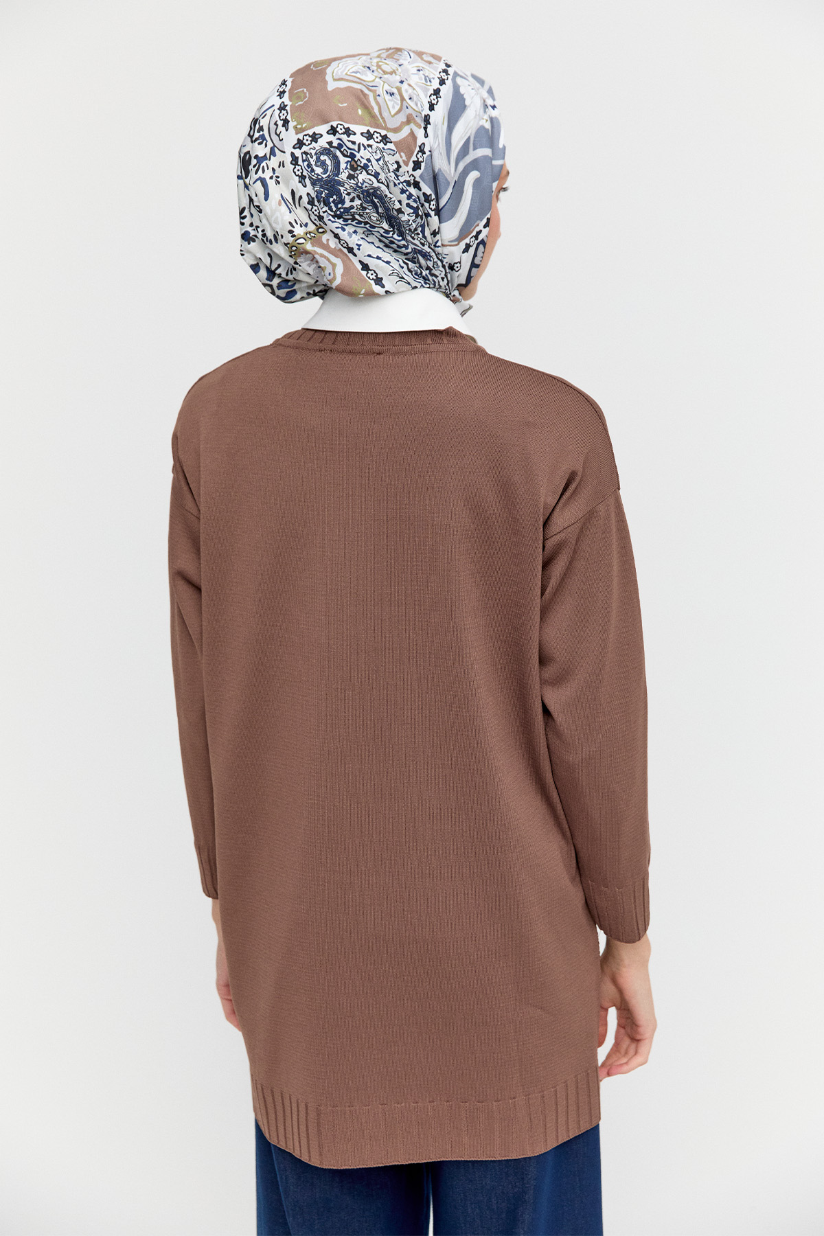 Süs Düğmeli Triko Tunik