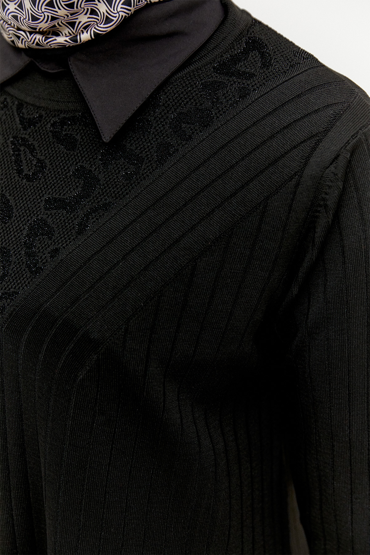 Leopar Desenli Sim Detaylı Tunik