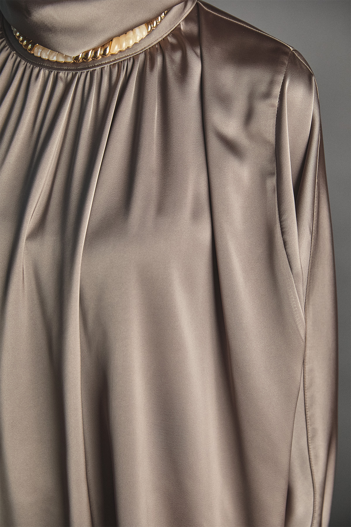 Saten Oversize İkili Takım