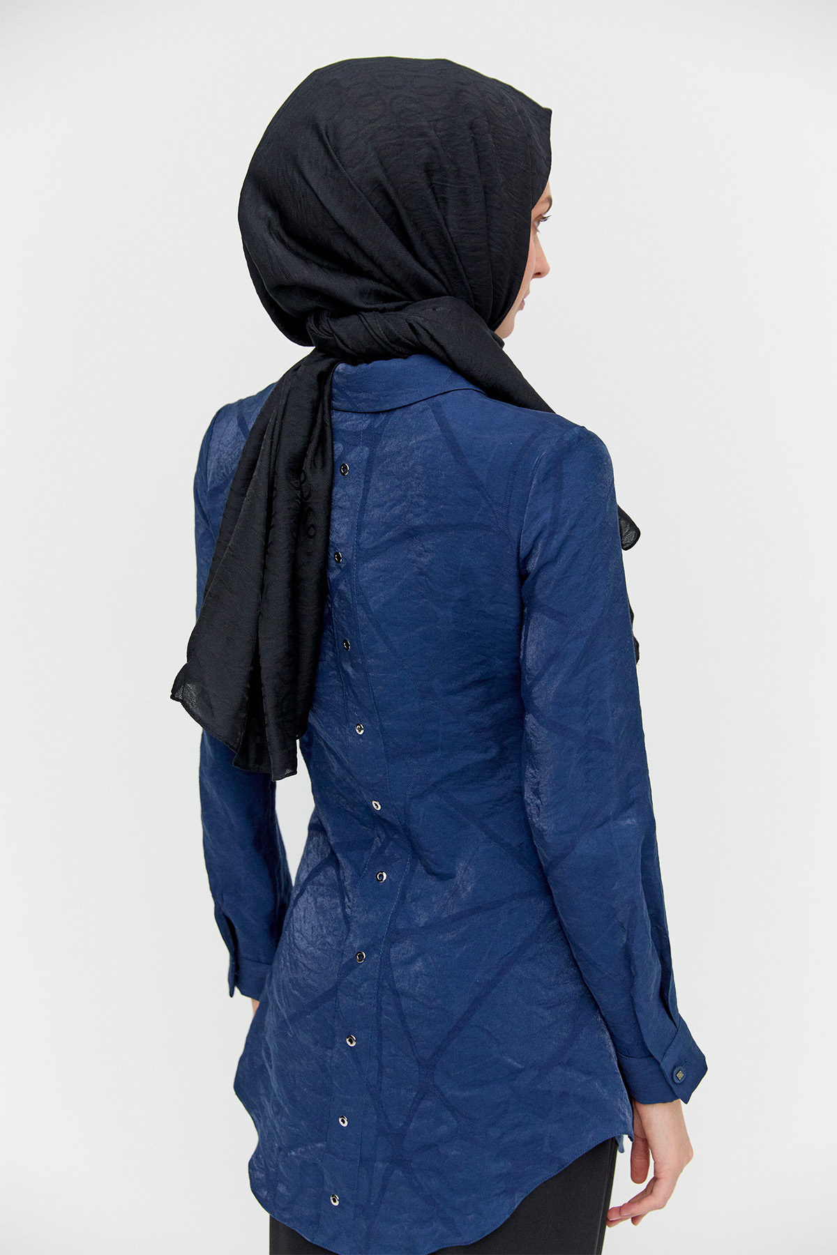 Jakar Desenli Kuşaklı Tunik