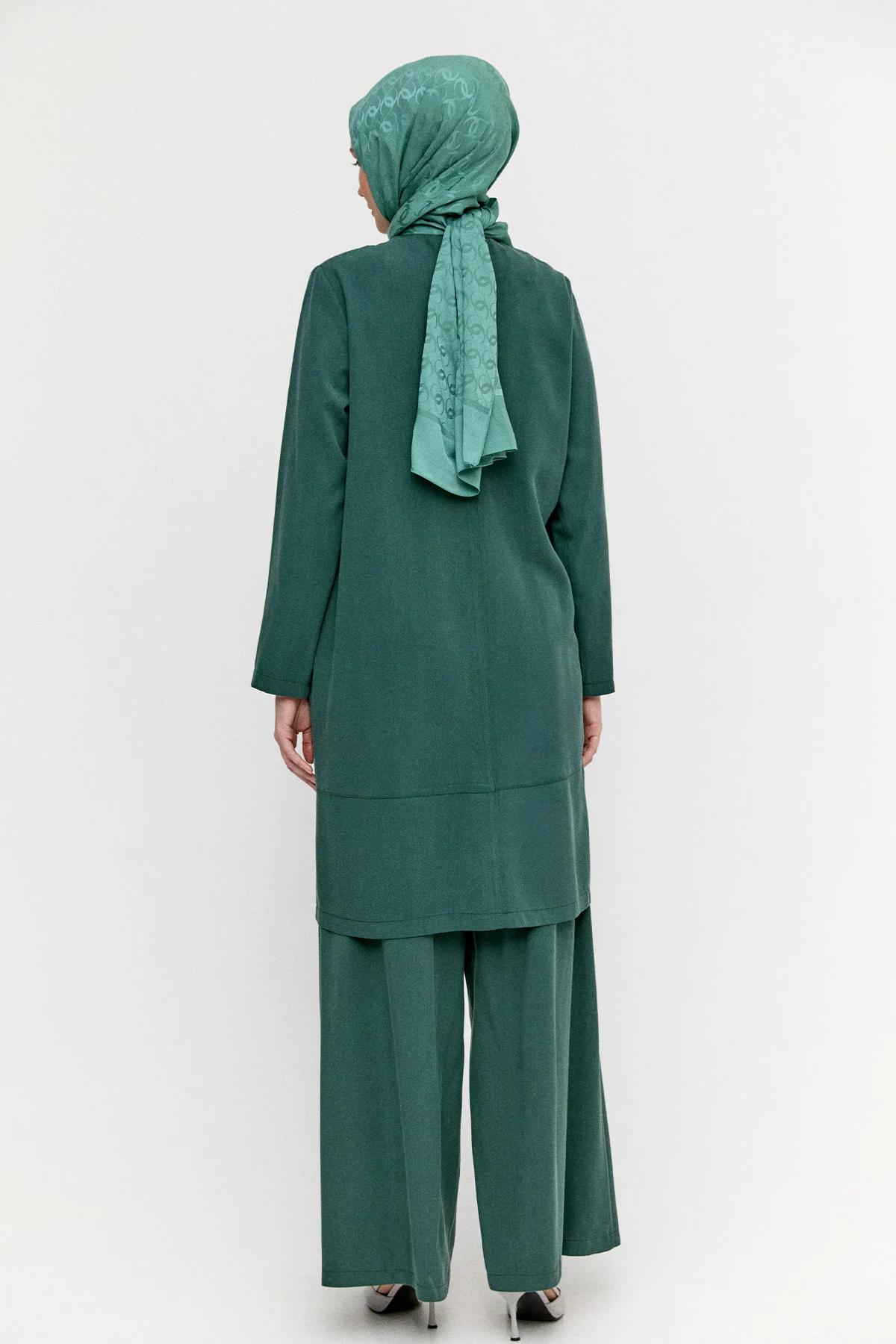 Nakış Detaylı Lyocell İkili Takım, Tesettür Giyim