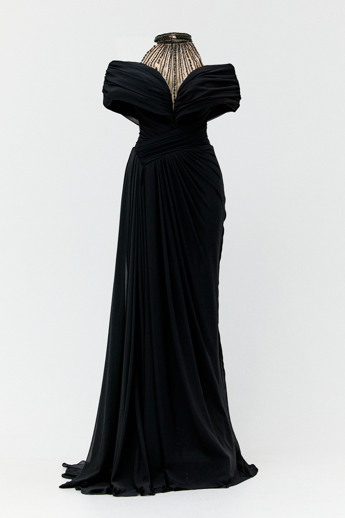 Halter Yakalı Abiye Elbise, Tesettür Giyim