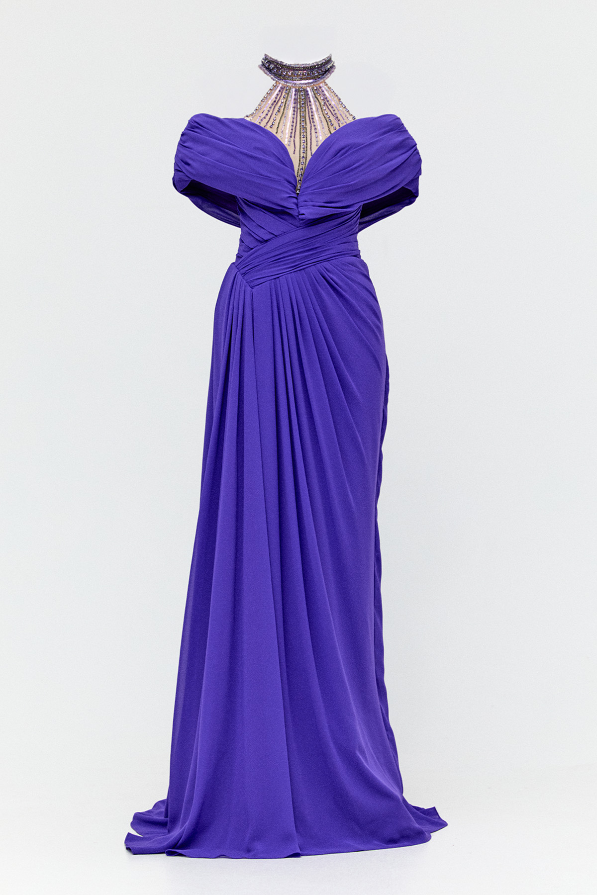 Halter Yakalı Abiye Elbise, Tesettür Giyim