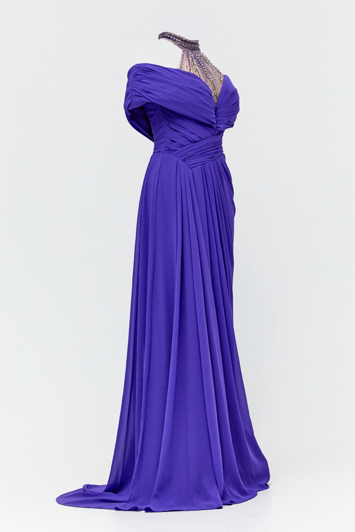 Halter Yakalı Abiye Elbise, Tesettür Giyim