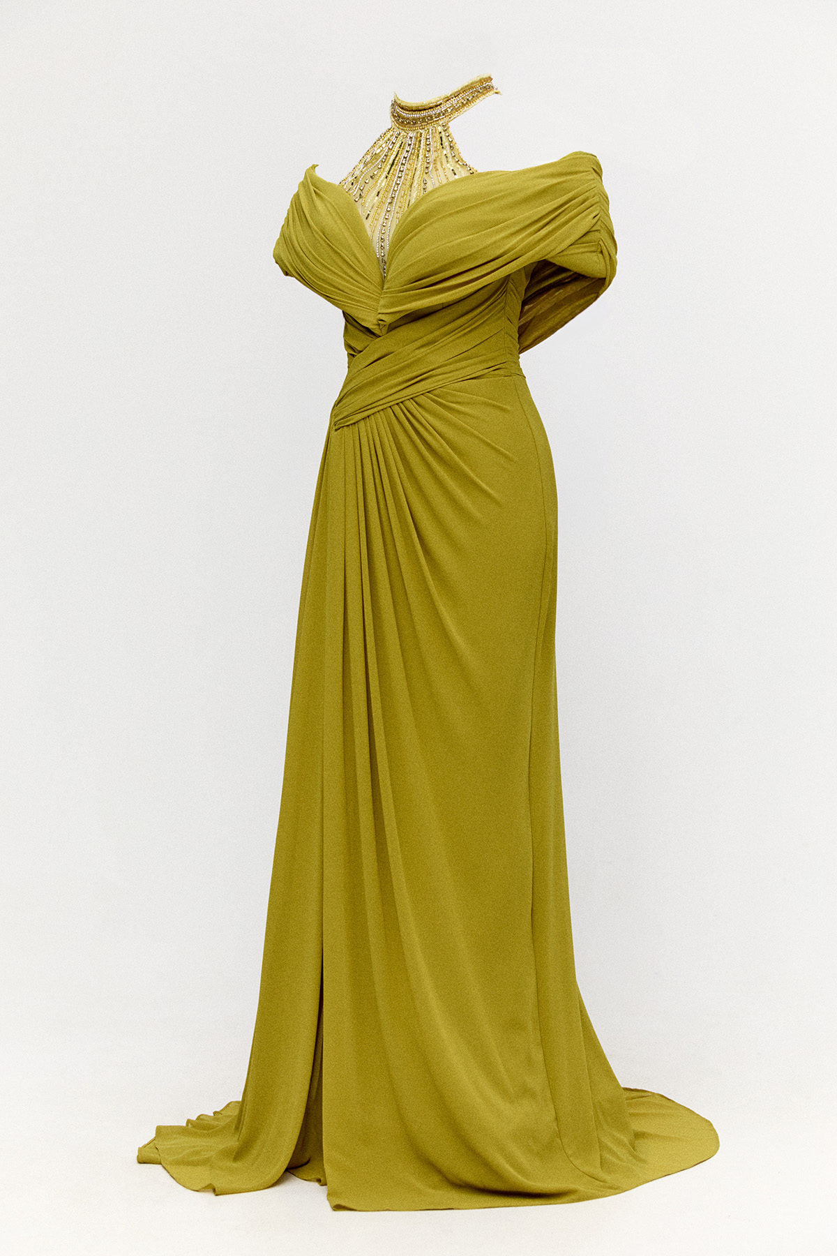 Halter Yakalı Abiye Elbise, Tesettür Giyim