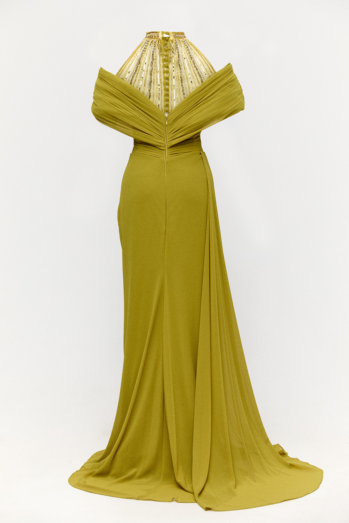 Halter Yakalı Abiye Elbise, Tesettür Giyim