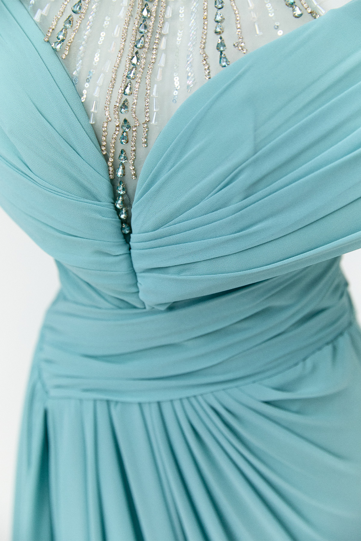 Halter Yakalı Abiye Elbise, Tesettür Giyim