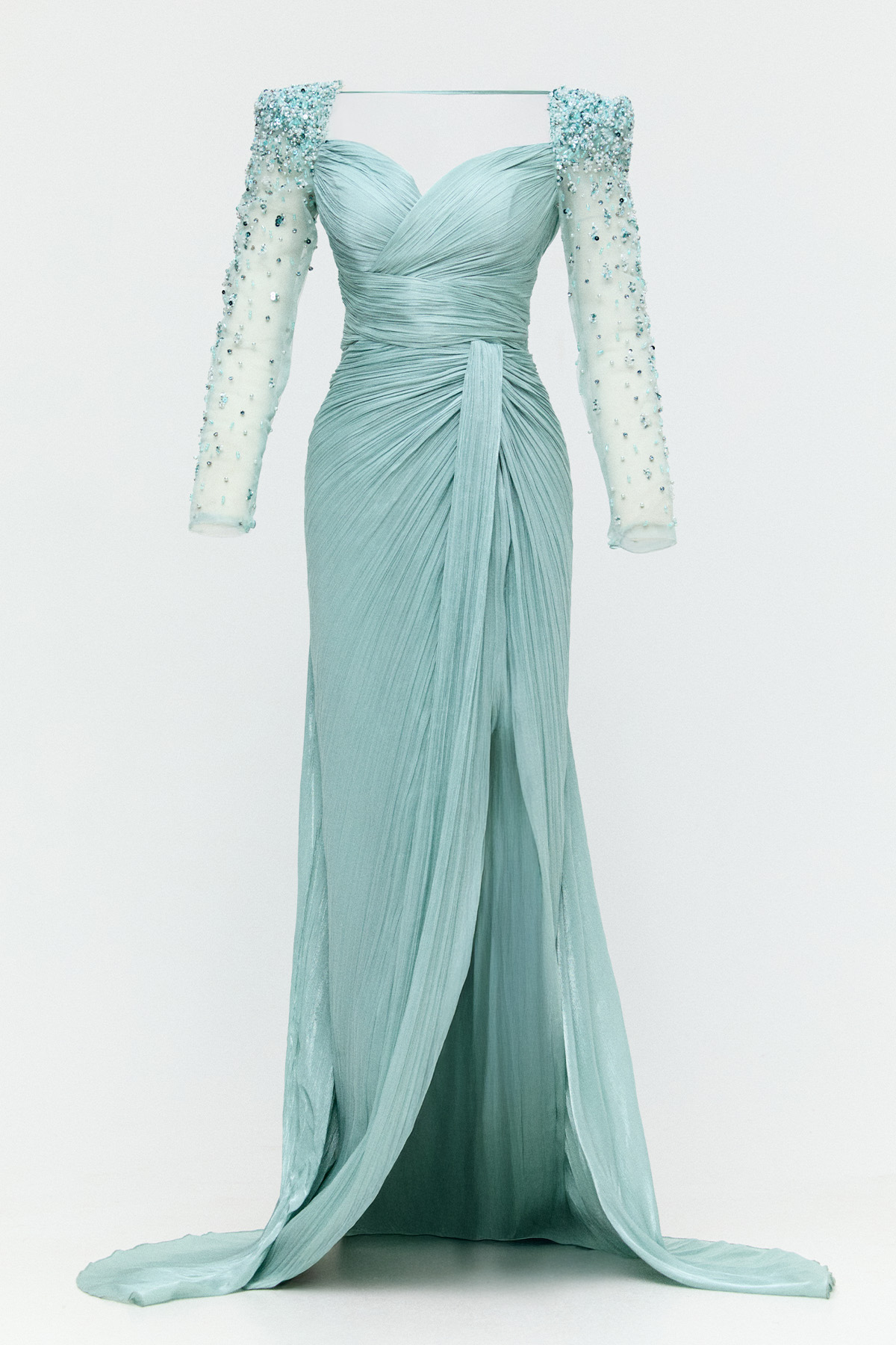 Uzun Kollu Abiye Elbise, Tesettür Giyim