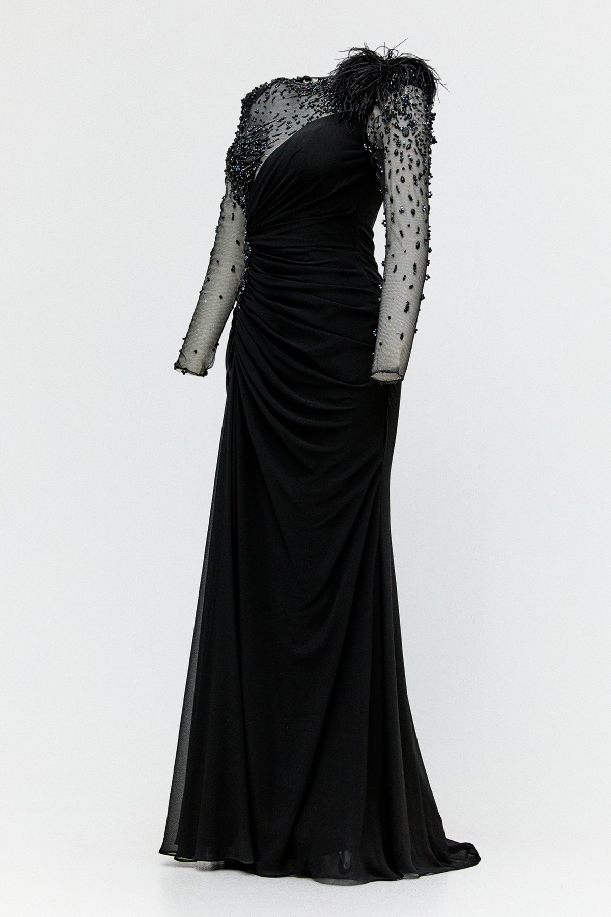 Taş İşlemeli Abiye Elbise, Tesettür Giyim