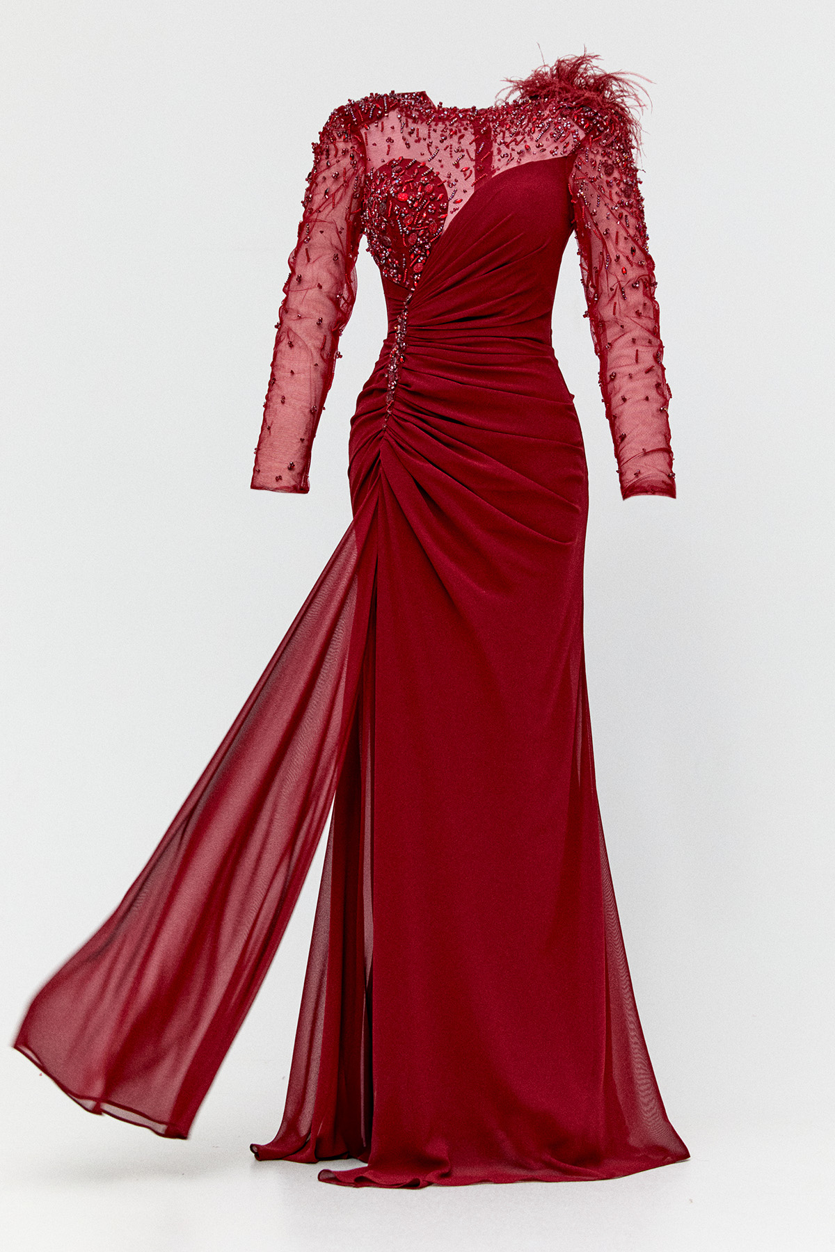 Taş İşlemeli Abiye Elbise, Tesettür Giyim