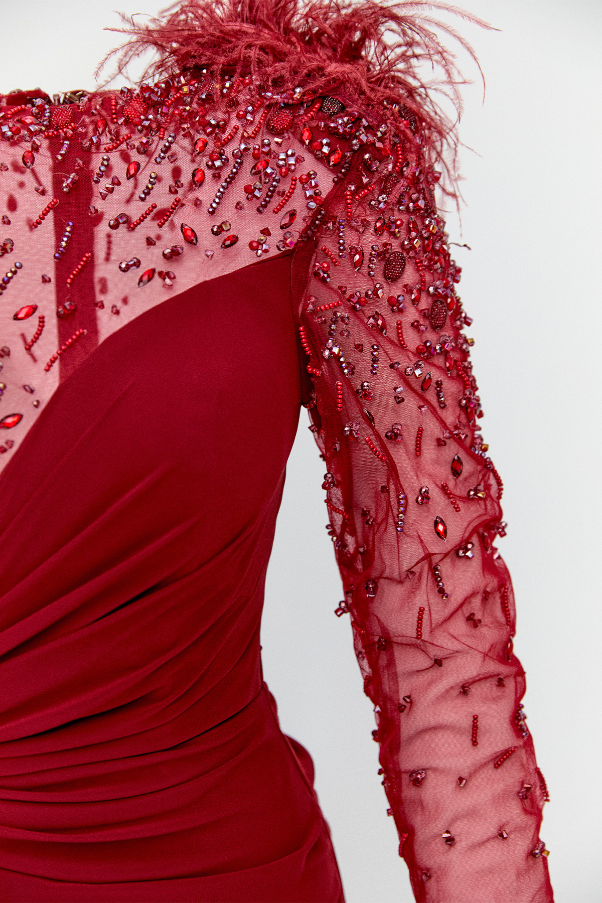 Taş İşlemeli Abiye Elbise, Tesettür Giyim