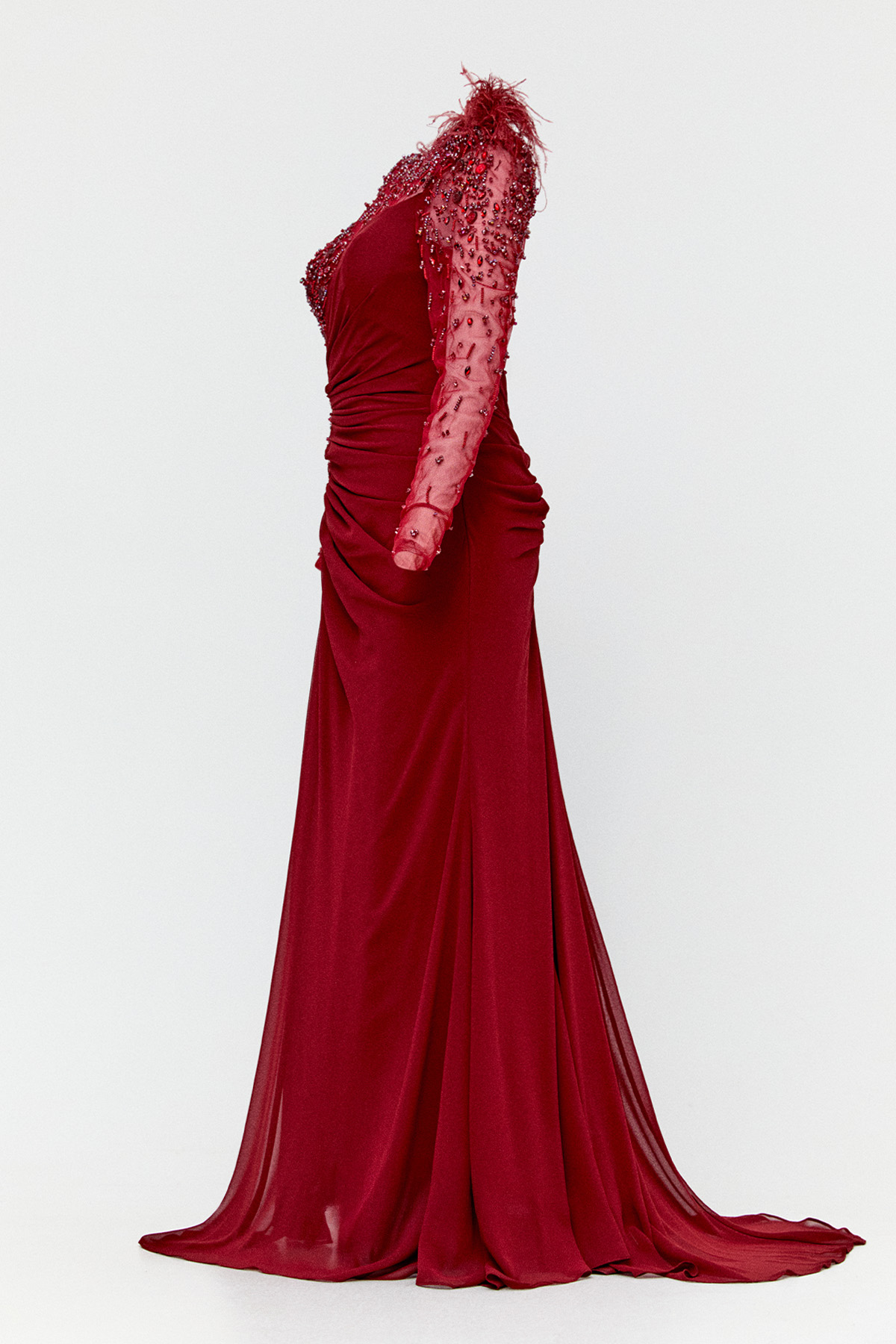 Taş İşlemeli Abiye Elbise, Tesettür Giyim