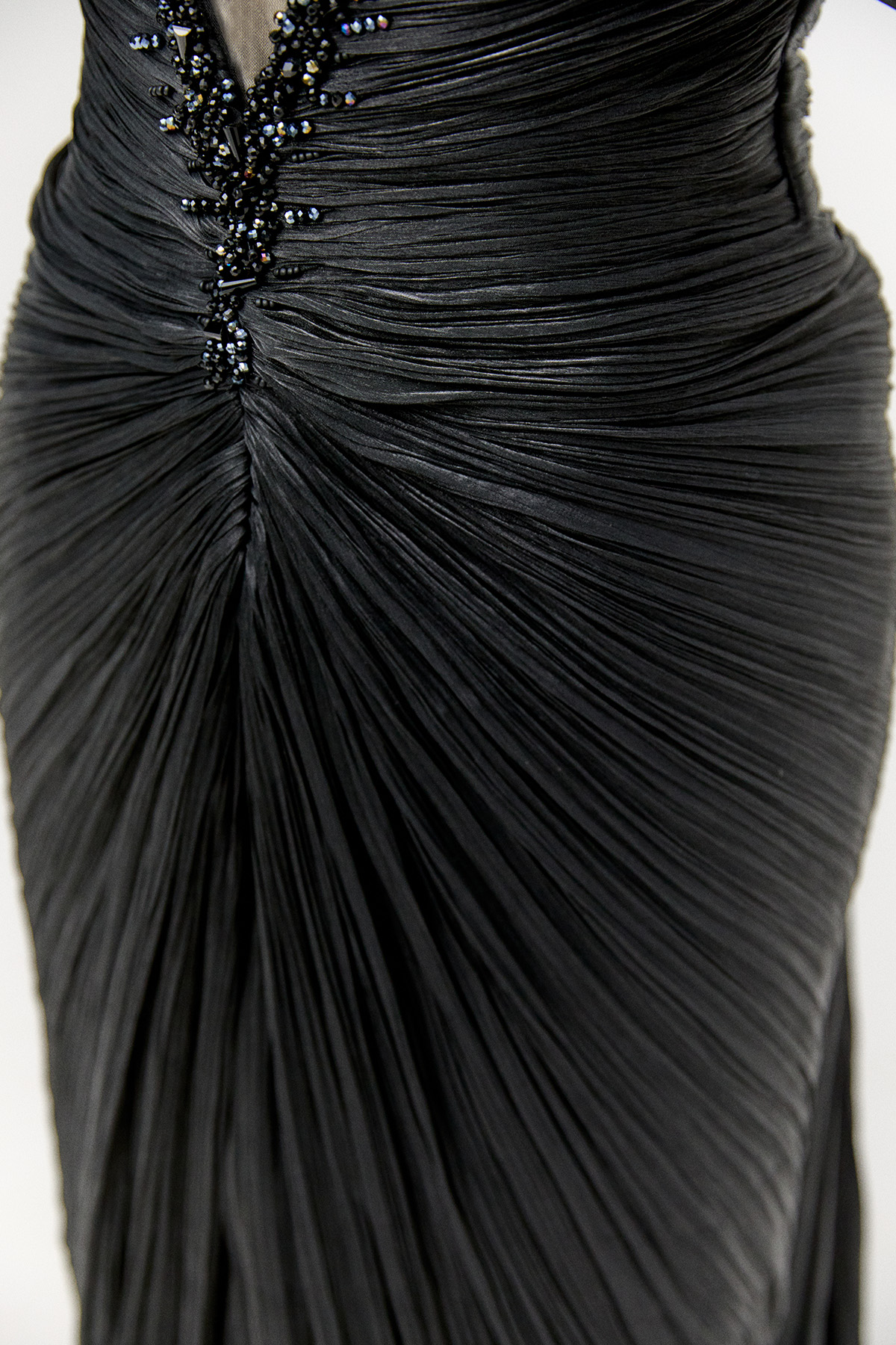 Düşük Kol Straplez Abiye Elbise, Tesettür Giyim