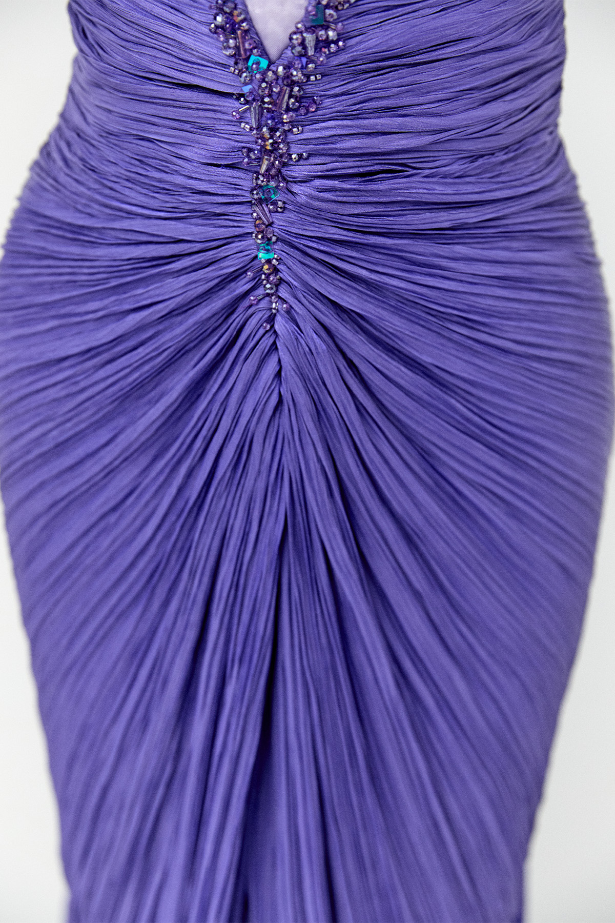 Düşük Kol Straplez Abiye Elbise, Tesettür Giyim