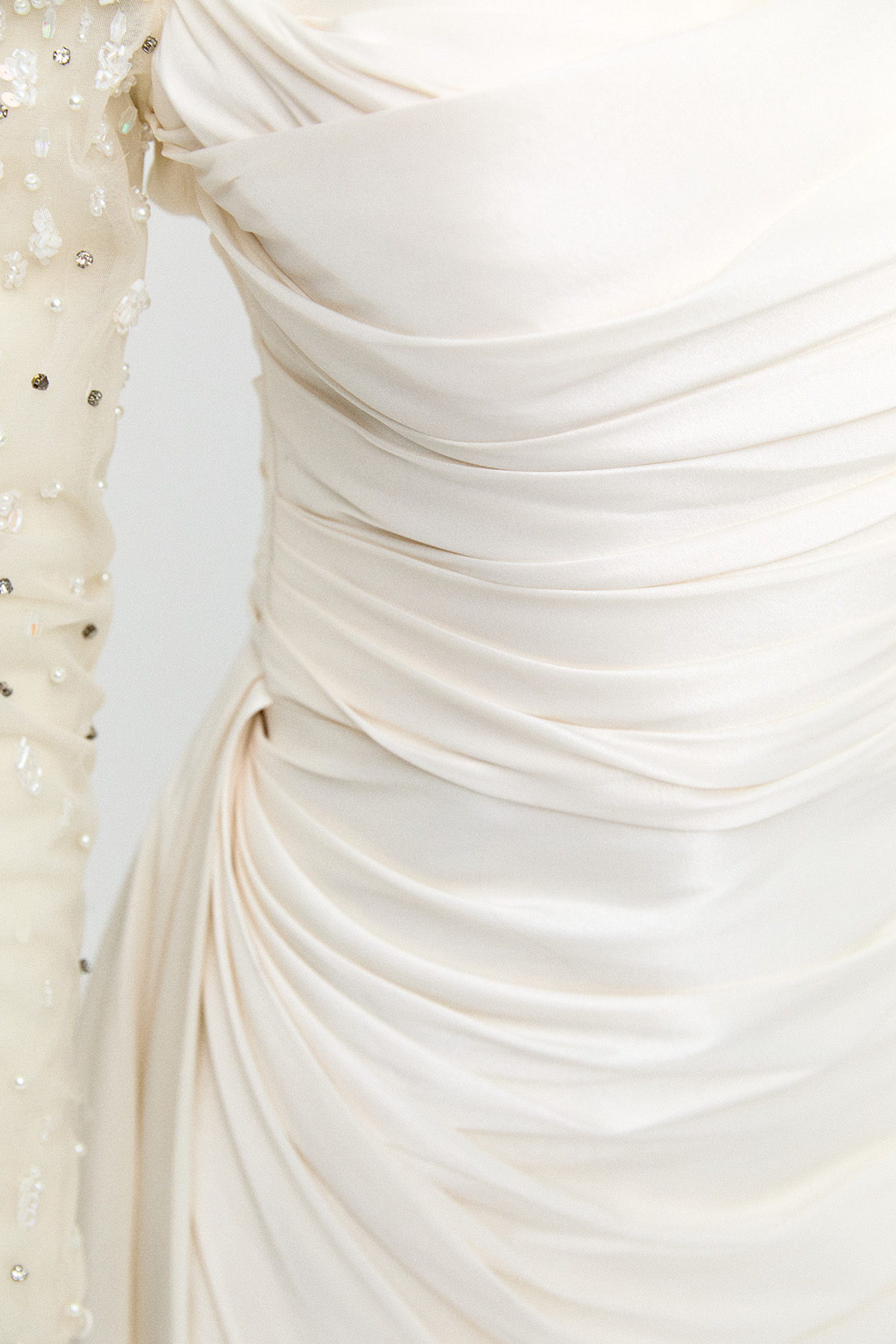 Taşlı İşlemeli Tafta Abiye Elbise, Tesettür Giyim