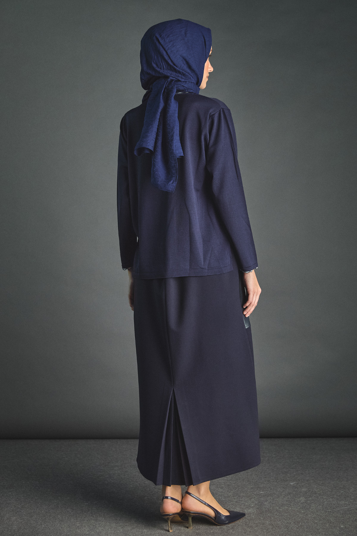 Süs Düğmeli Triko Bluz