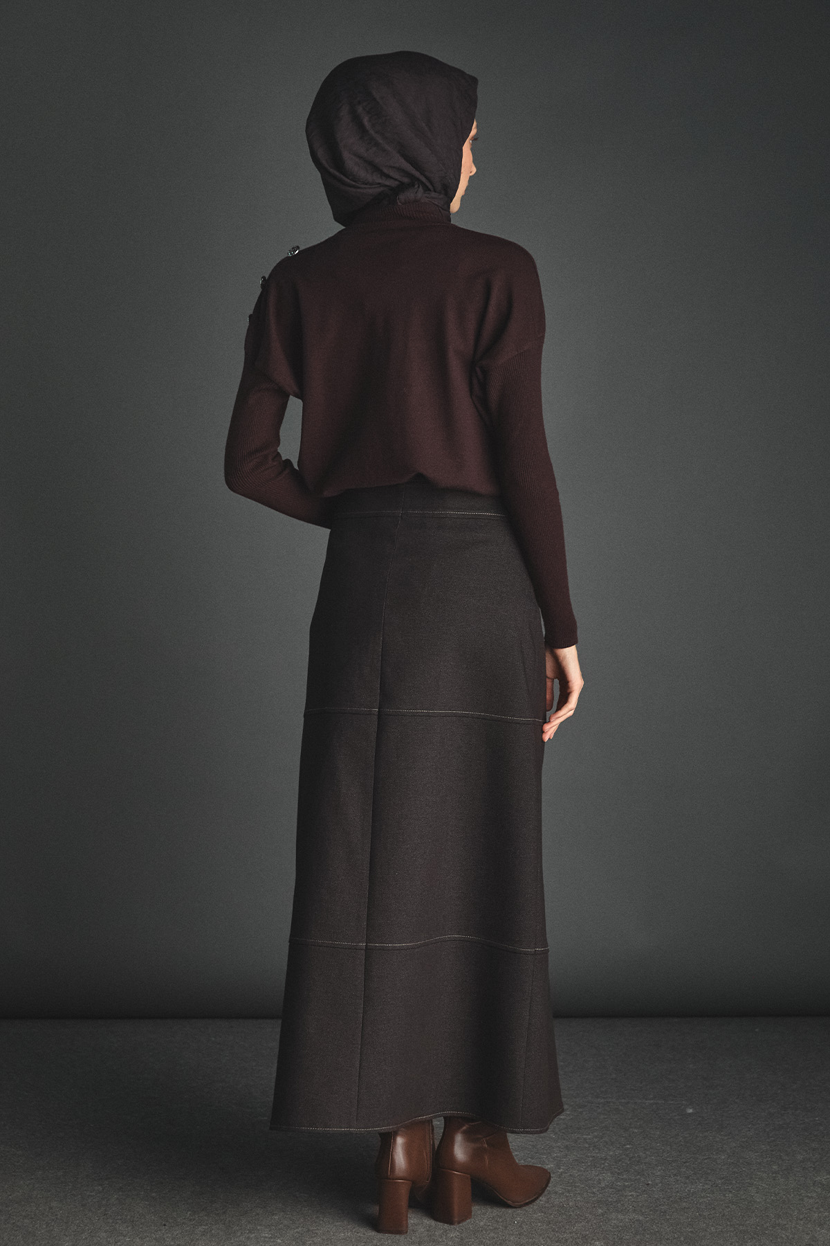 Yarım Balıkçı Yaka Triko Bluz