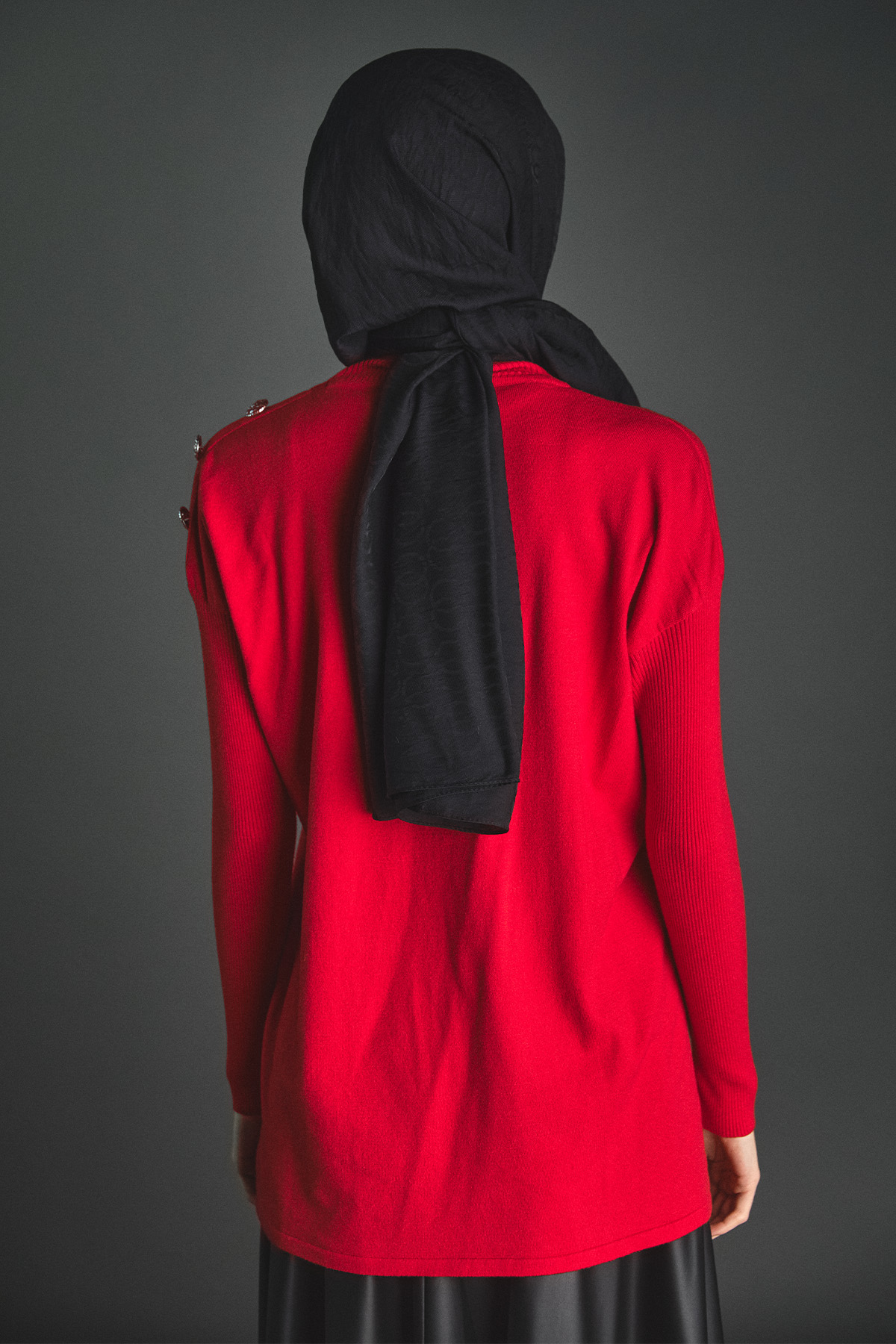 Yarım Balıkçı Yaka Triko Bluz