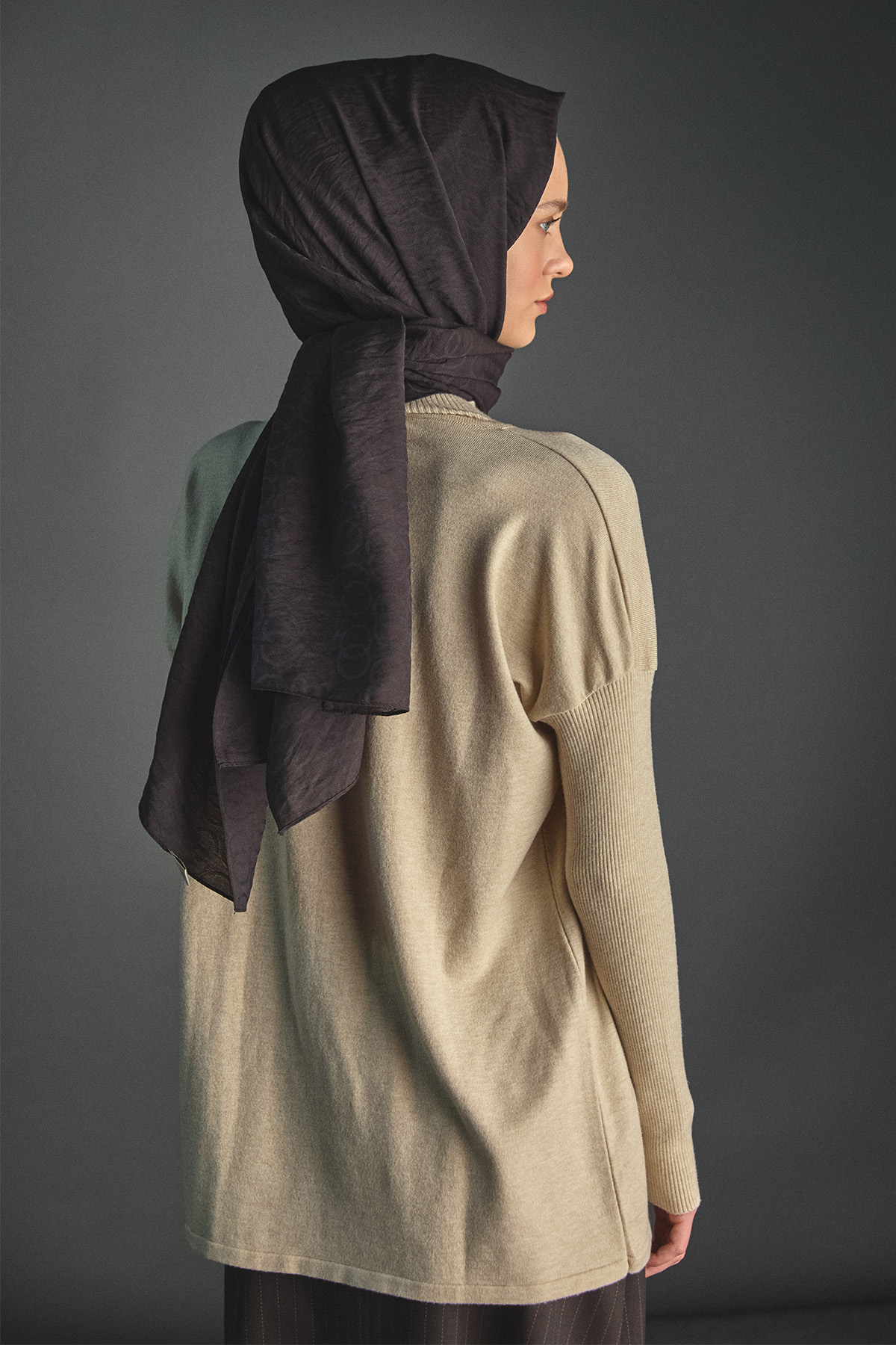 Yarım Balıkçı Yaka Triko Bluz