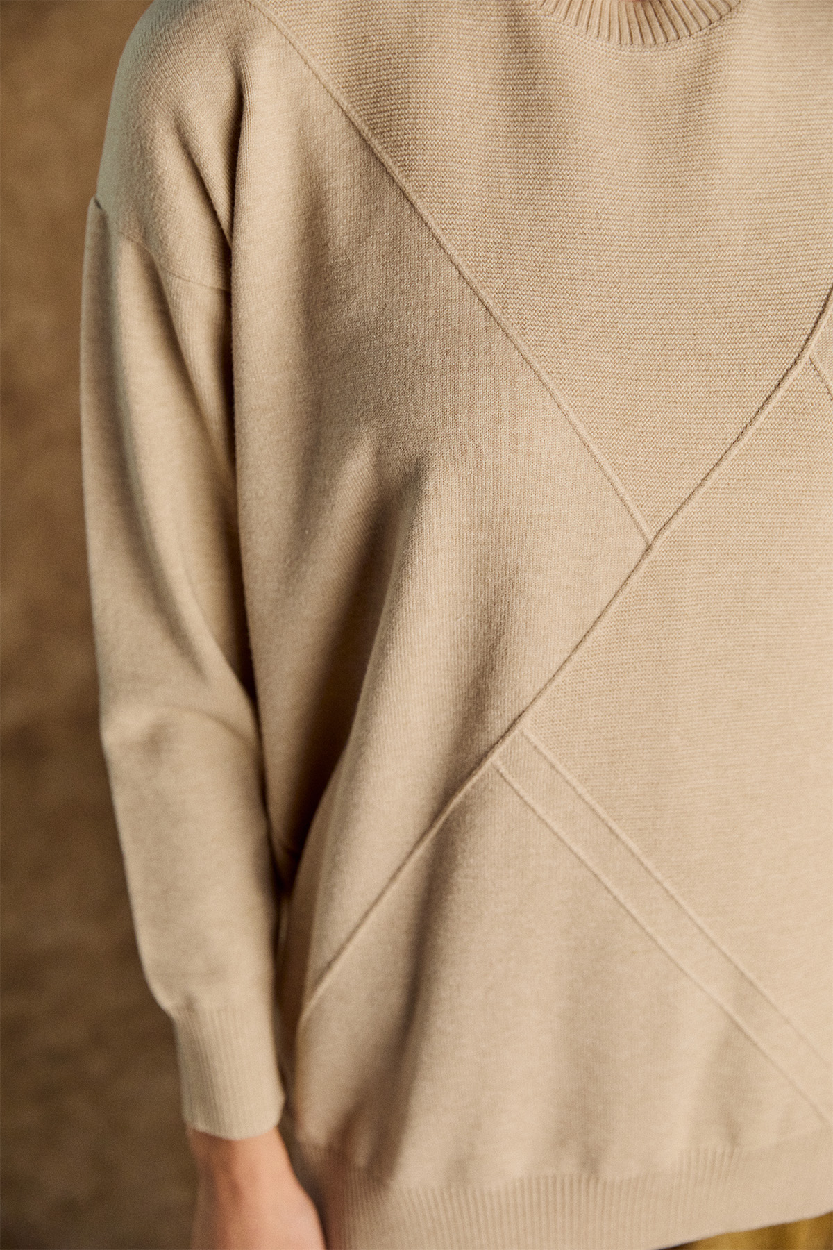 Parçalı Triko Tunik