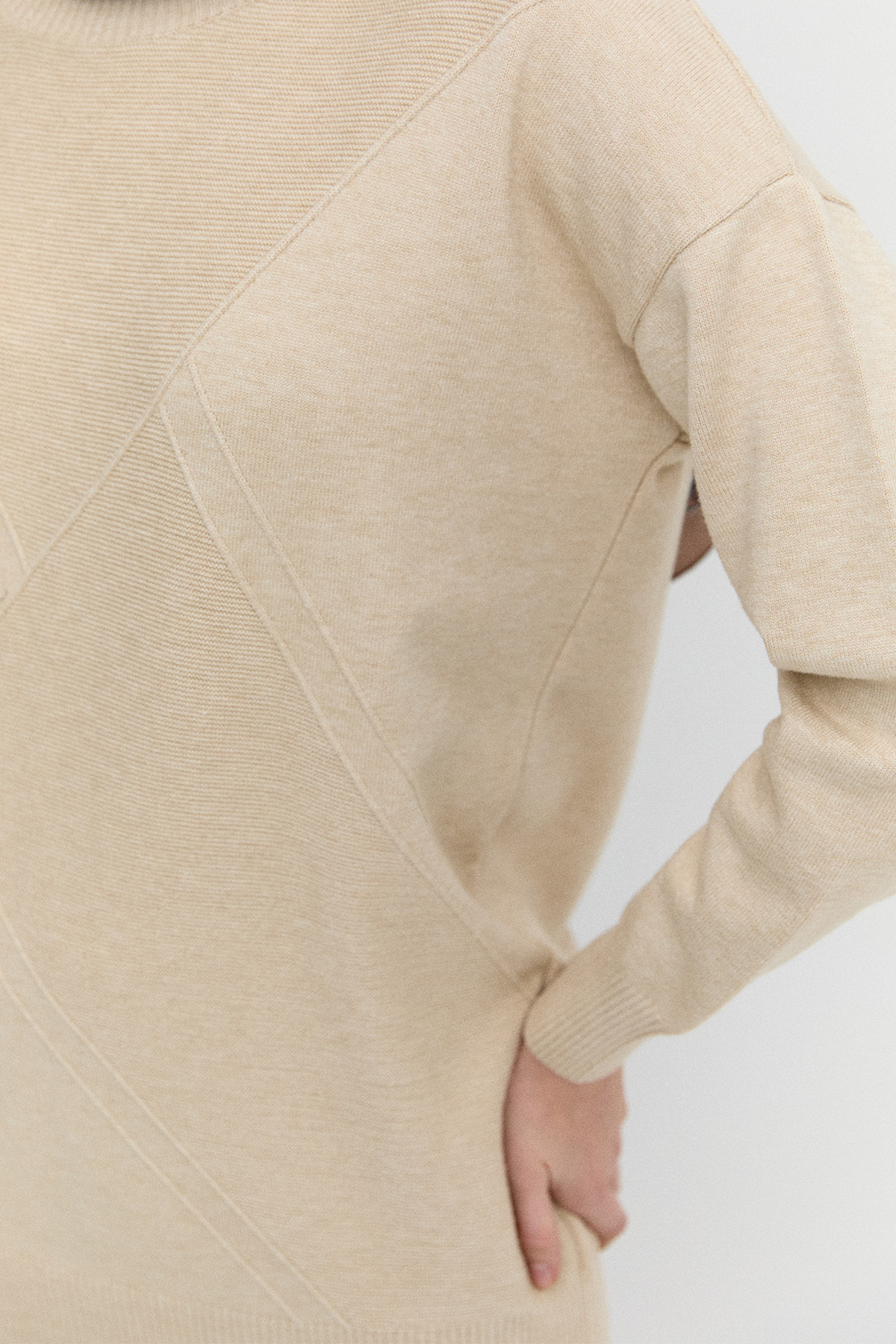 Parçalı Triko Tunik, Tesettür Giyim