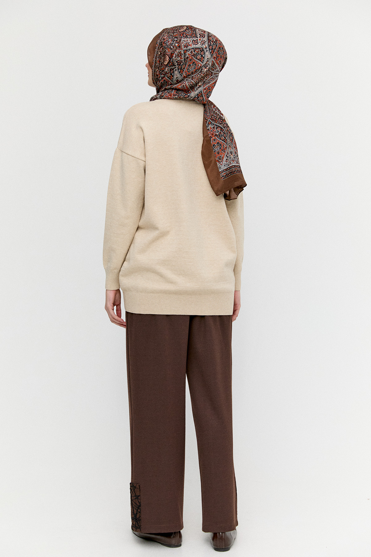 Parçalı Triko Tunik, Tesettür Giyim