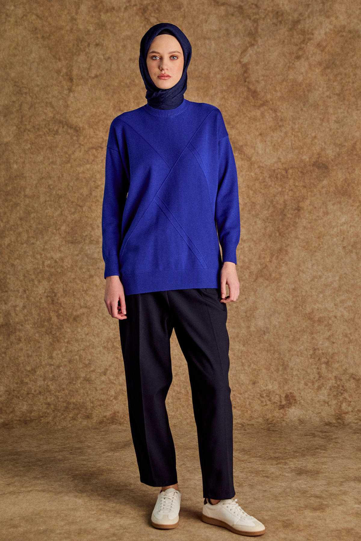 Parçalı Triko Tunik