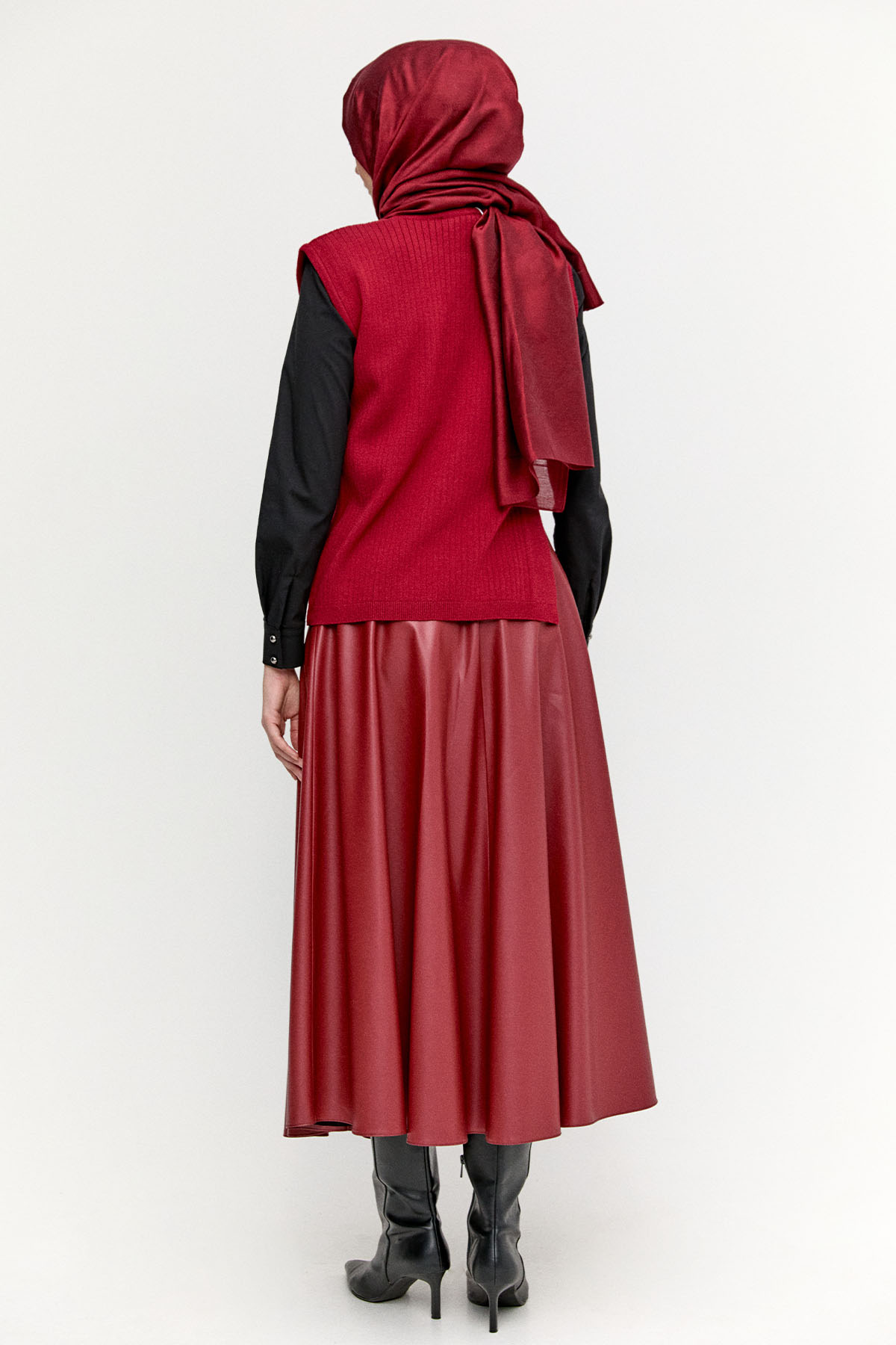 Zincir Detaylı Triko Bluz, Tesettür Giyim