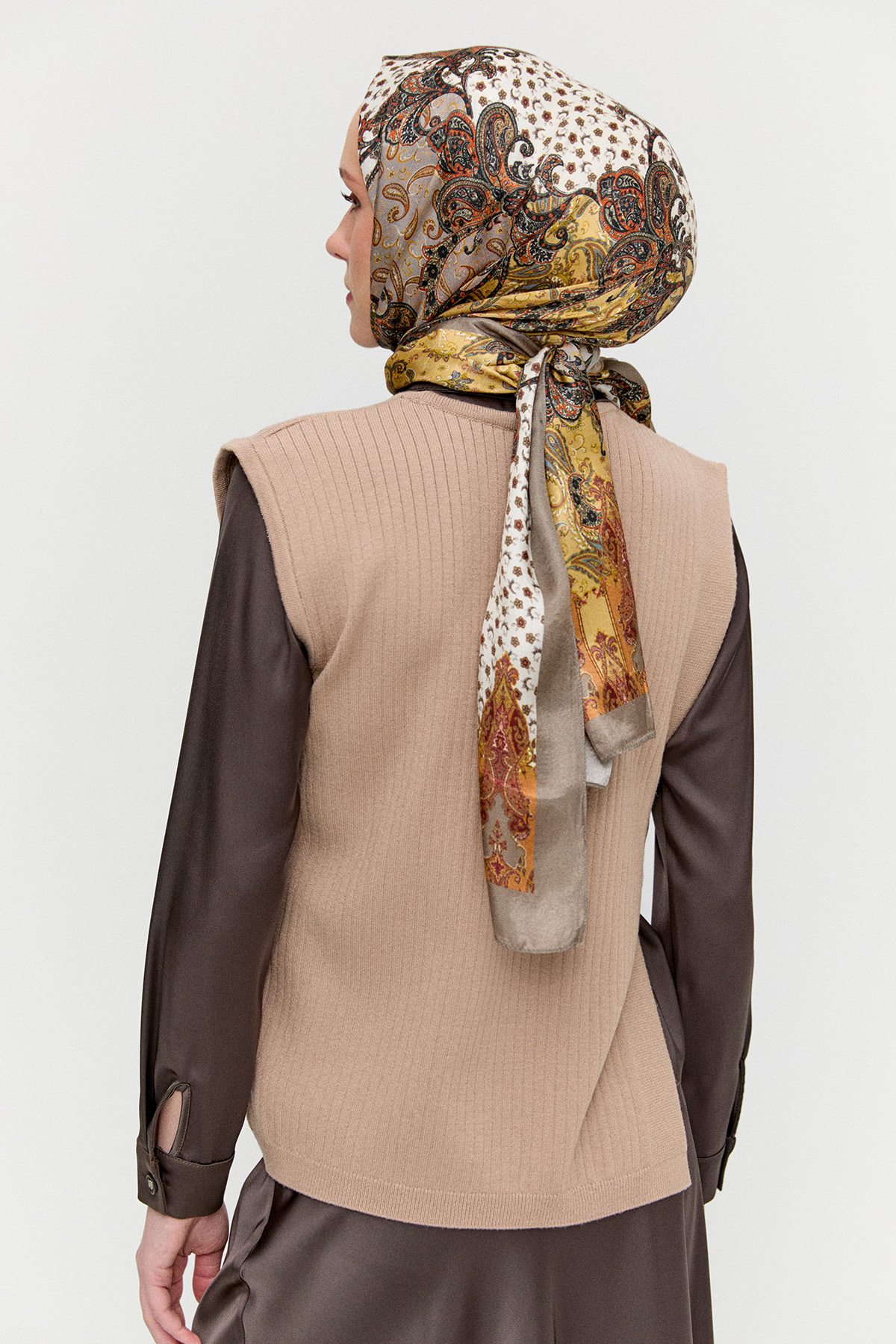 Zincir Detaylı Triko Bluz, Tesettür Giyim